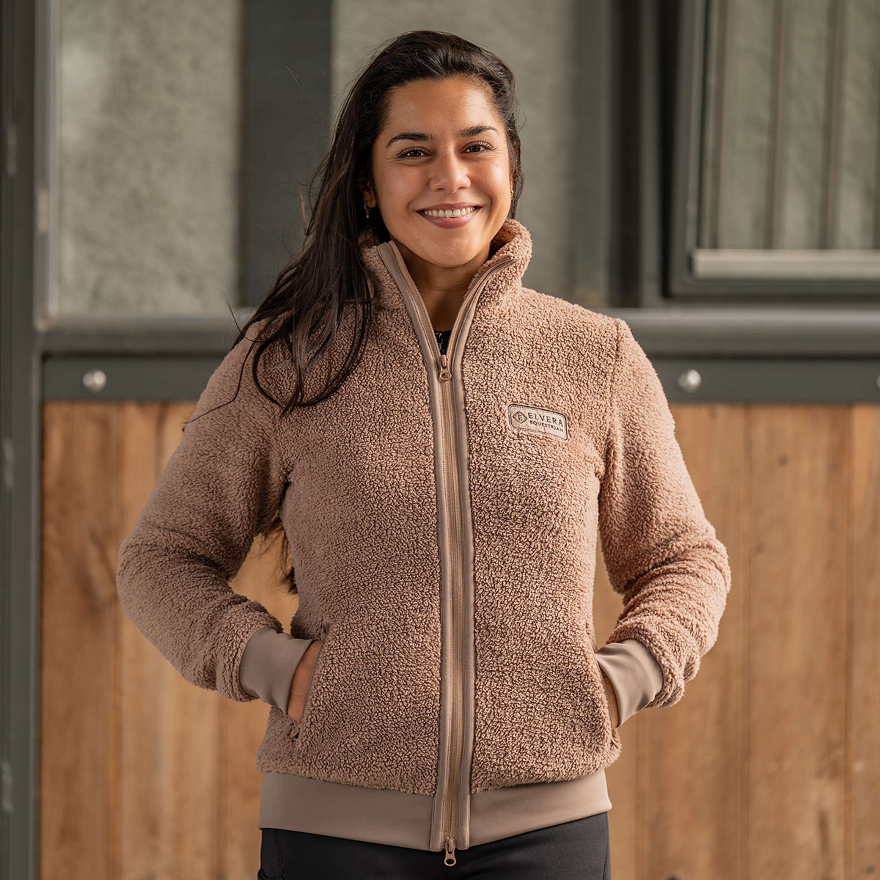 Elvera Equestrian Fleecejacke EEDaphne Taupe