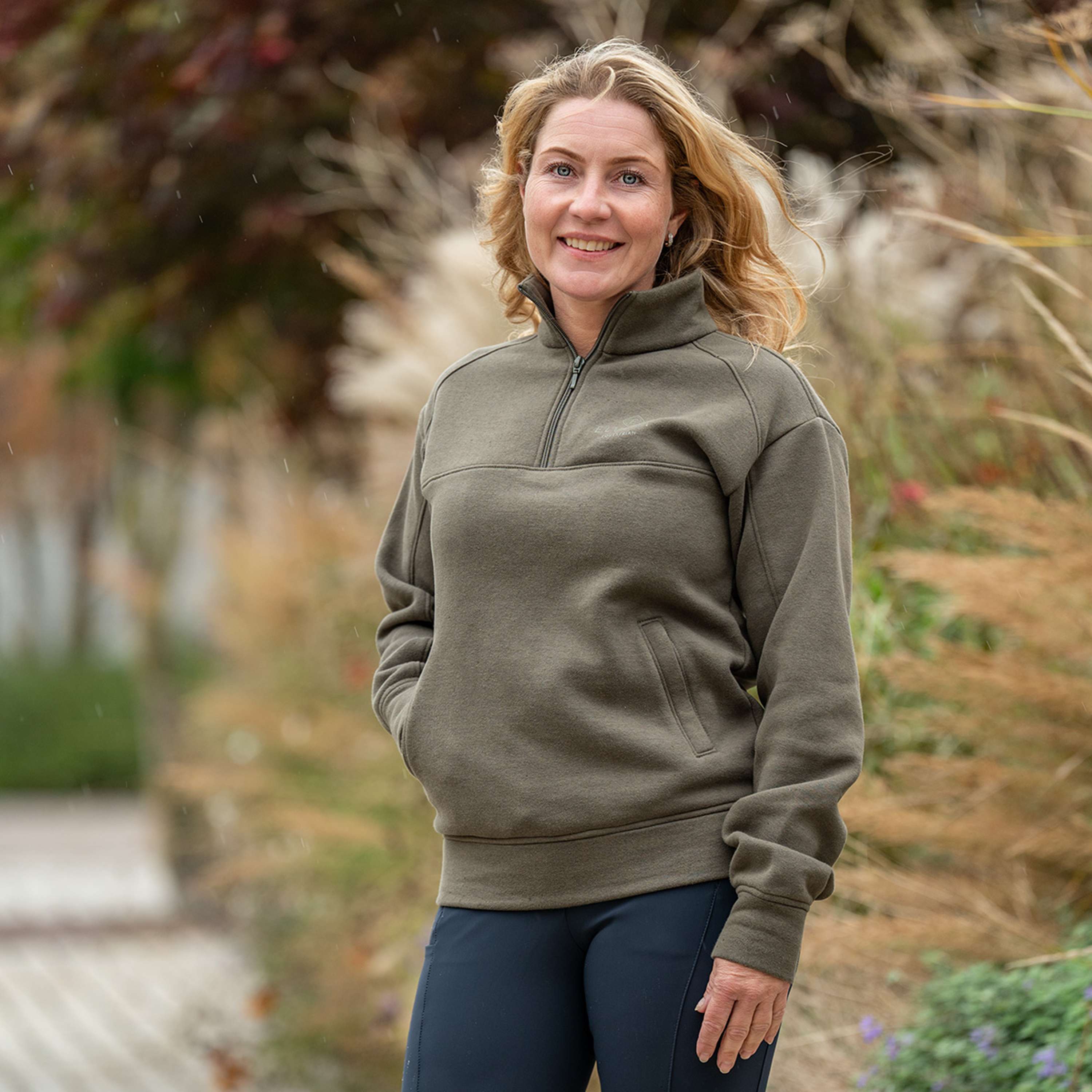 Elvera Equestrian Pullover EEHazardstory Thyme