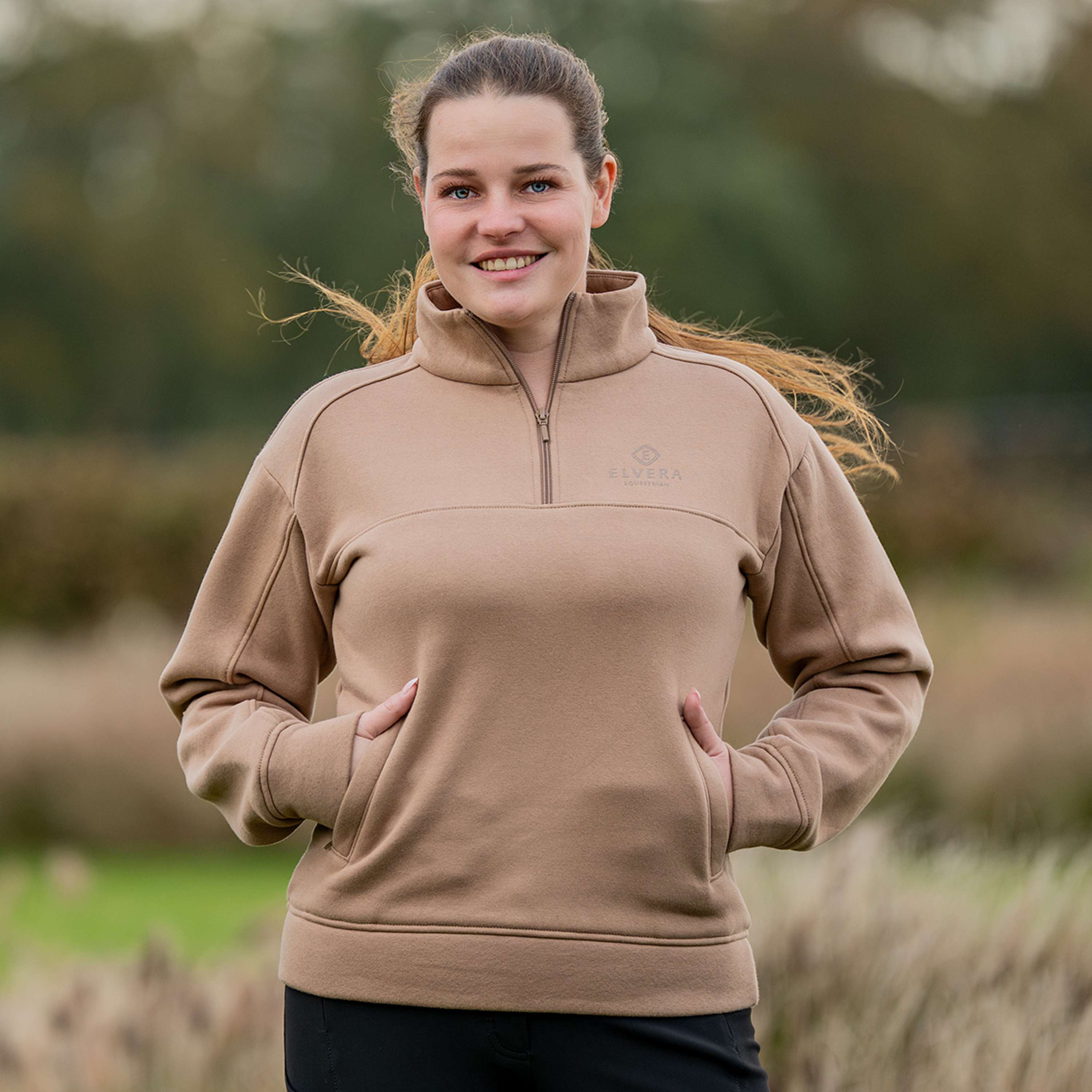 Elvera Equestrian Pullover EEHazardstory Latte