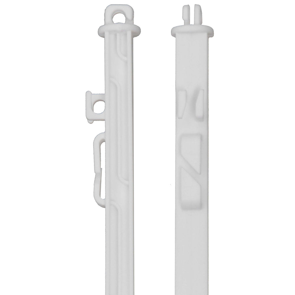 Agradi Power Weidepfahl Classic Doppel 105cm 20 Stück Weiß