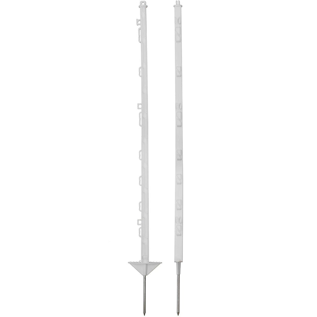 Agradi Power Weidepfahl Classic Doppel 105cm 20 Stück Weiß
