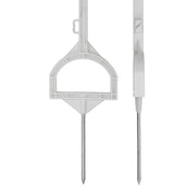 Agradi Power Weidepfahl Tritt 115cm 20 Stück Weiß