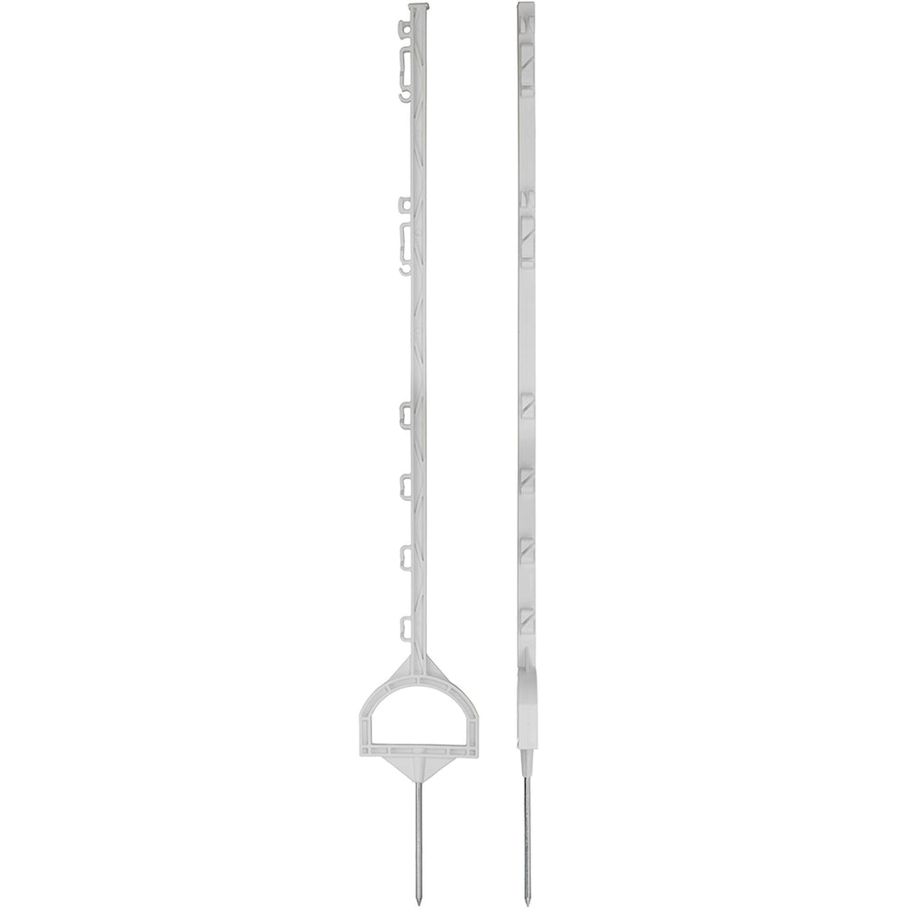 Agradi Power Weidepfahl Tritt 115cm 20 Stück Weiß