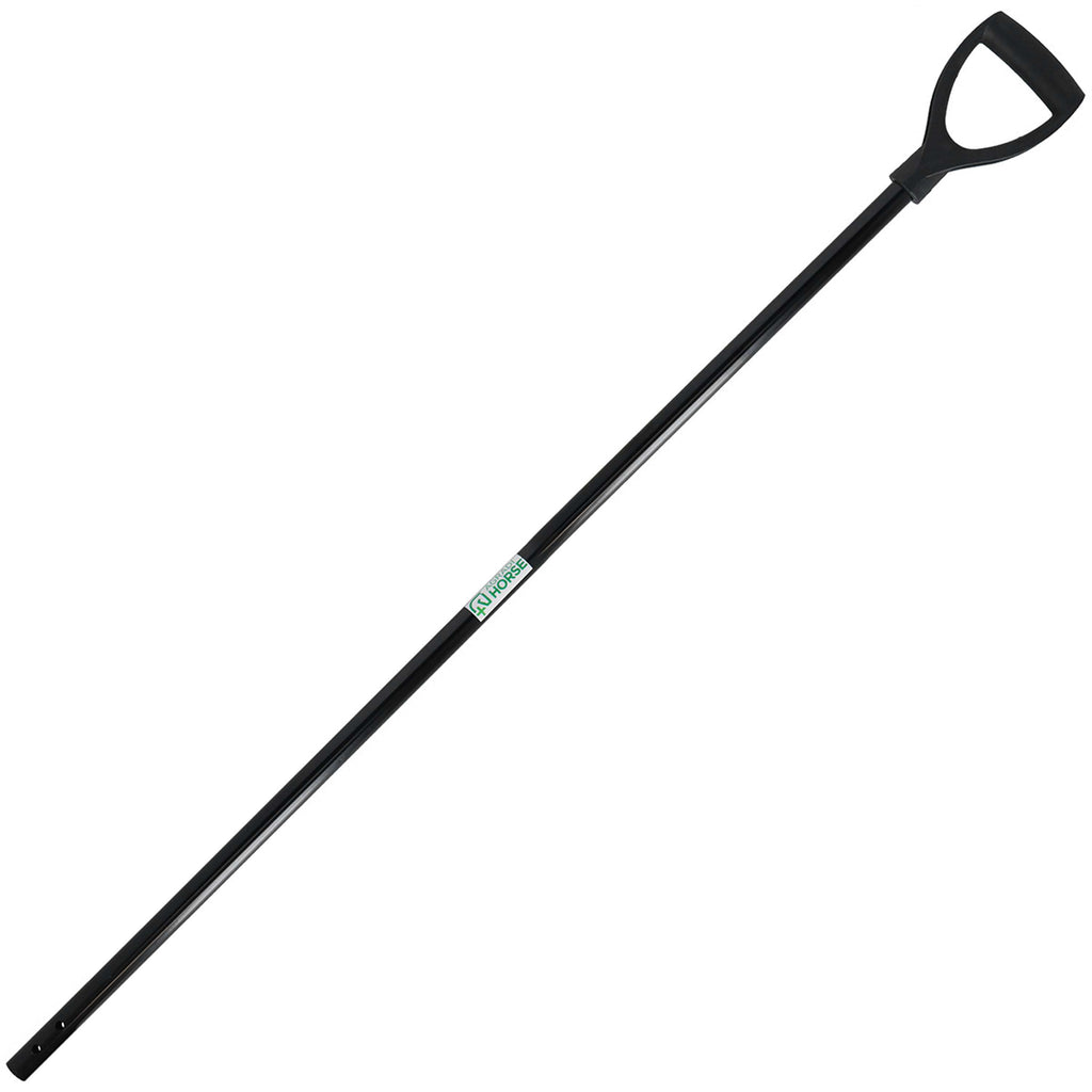 Agradi Horse Metallstiel D-Grip Schwarz