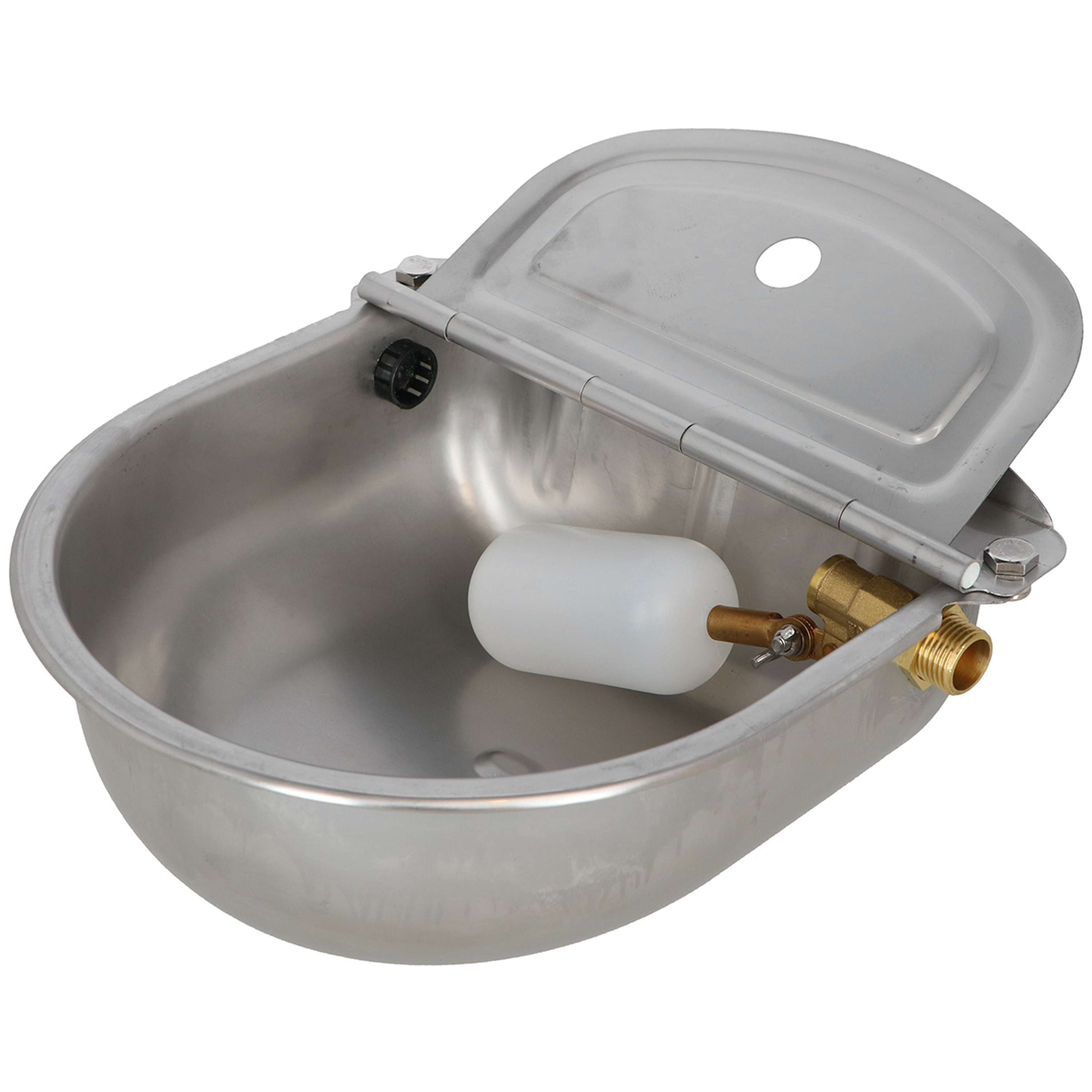 Agradi Horse Tränke mit Schwimmer Stainless Steel