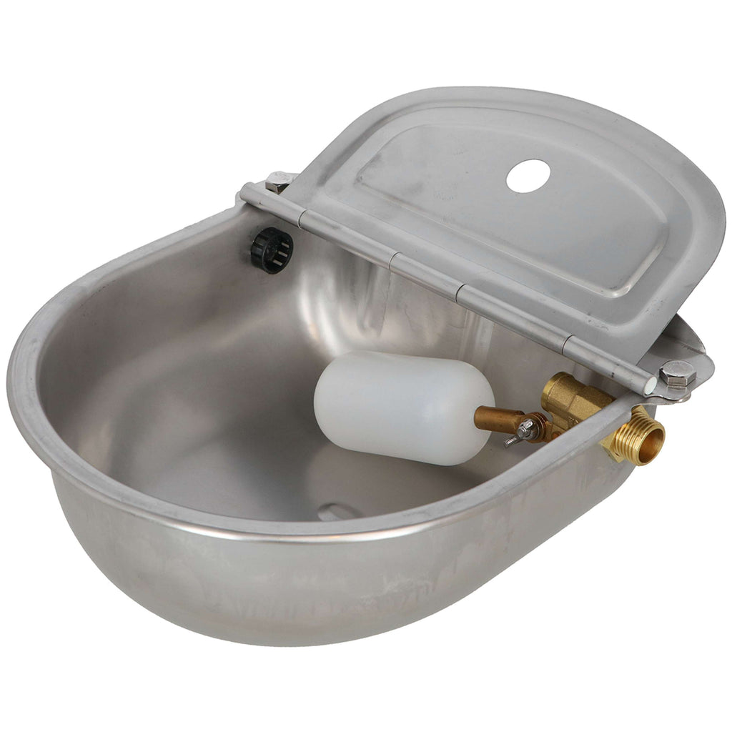 Agradi Horse Tränke mit Schwimmer Stainless Steel