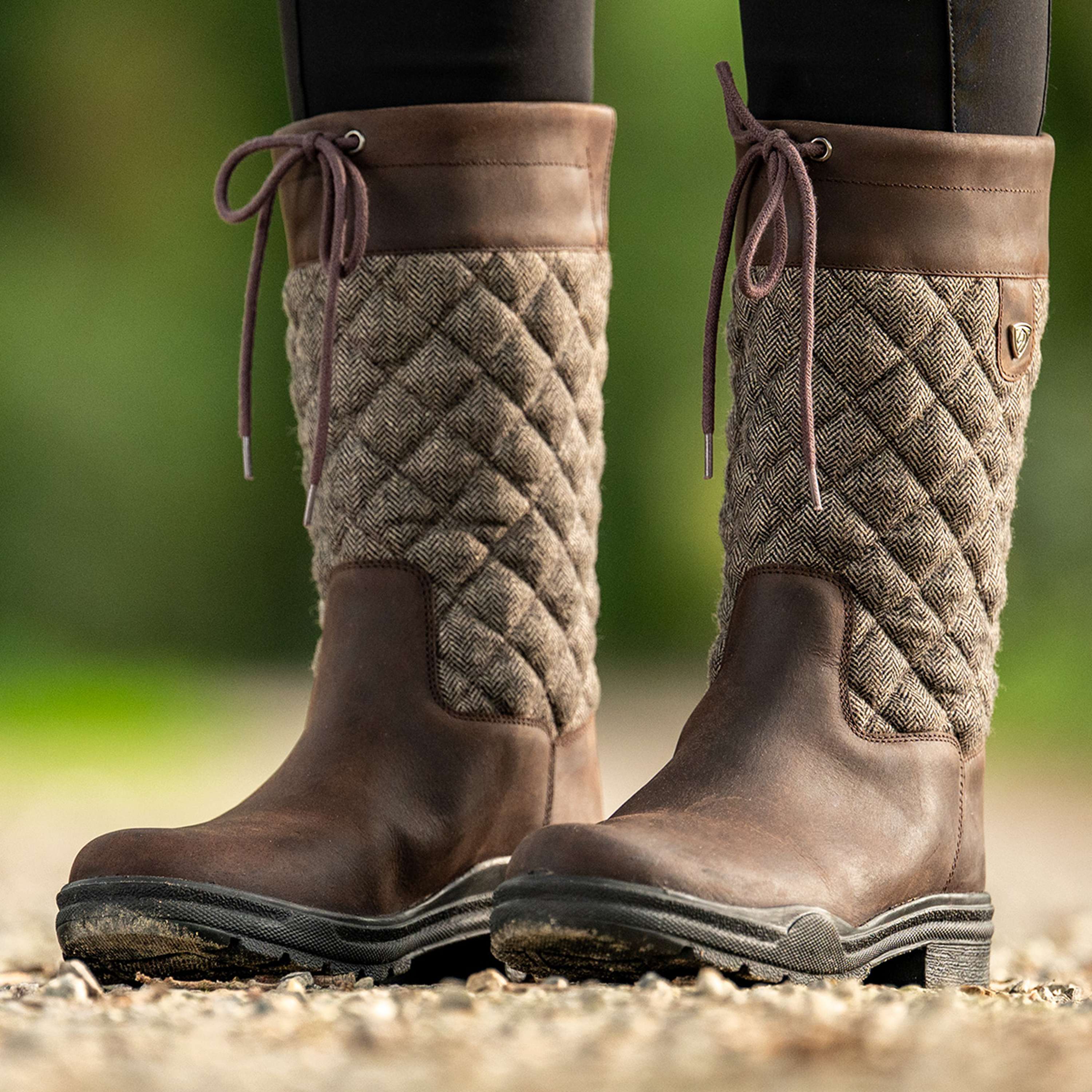 Velder Footwear Outdoorstiefel Delphina Braun/Tweed