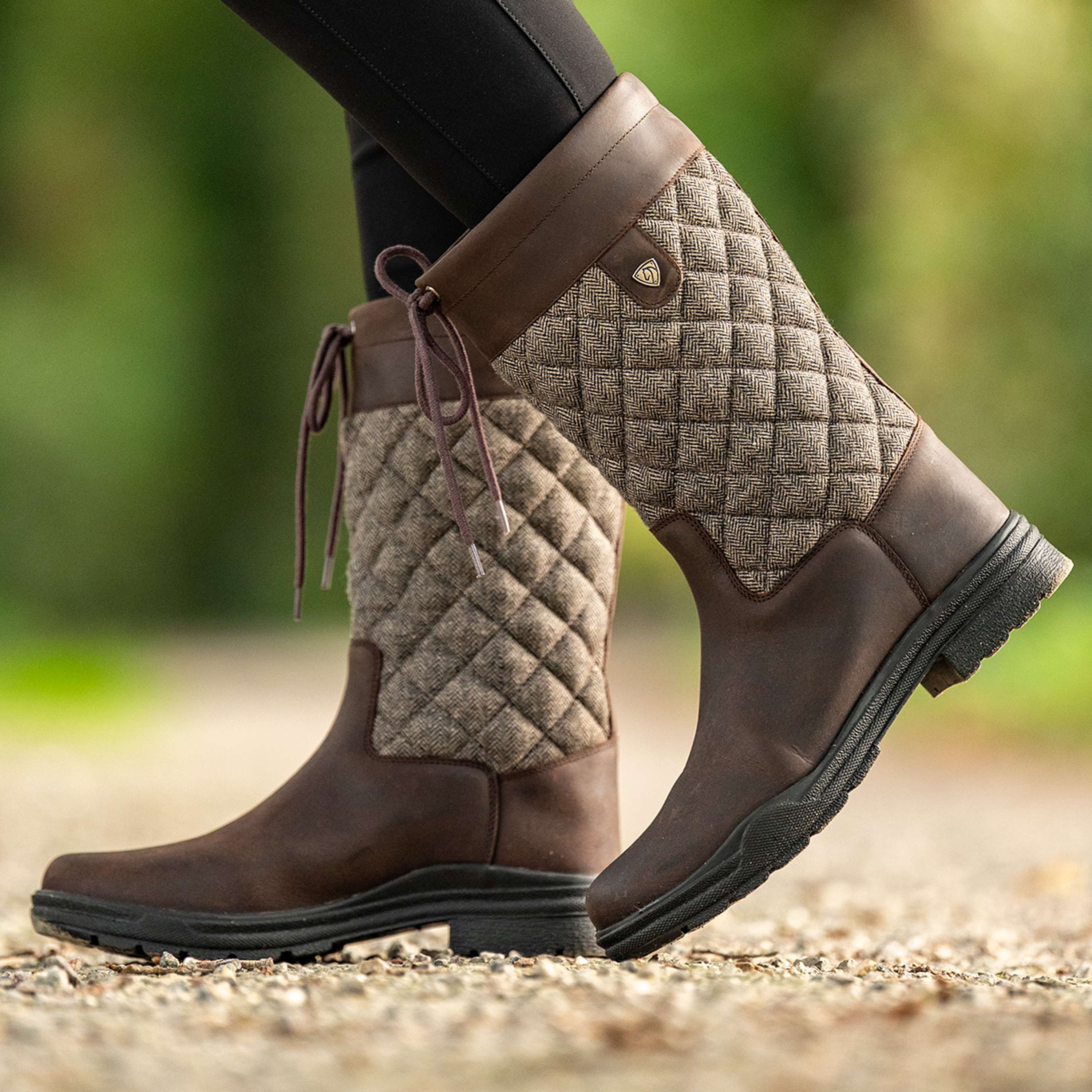 Velder Footwear Outdoorstiefel Delphina Braun/Tweed