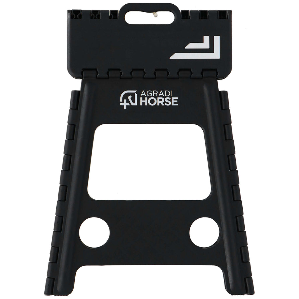 Agradi Horse Aufstiegshilfe Faltbar Schwarz