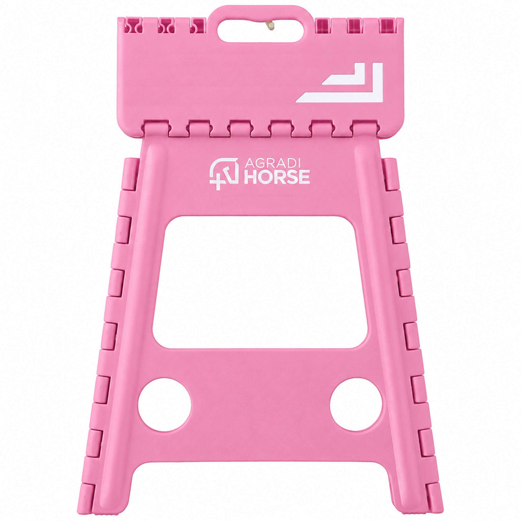 Agradi Horse Aufstiegshilfe Faltbar Rosa