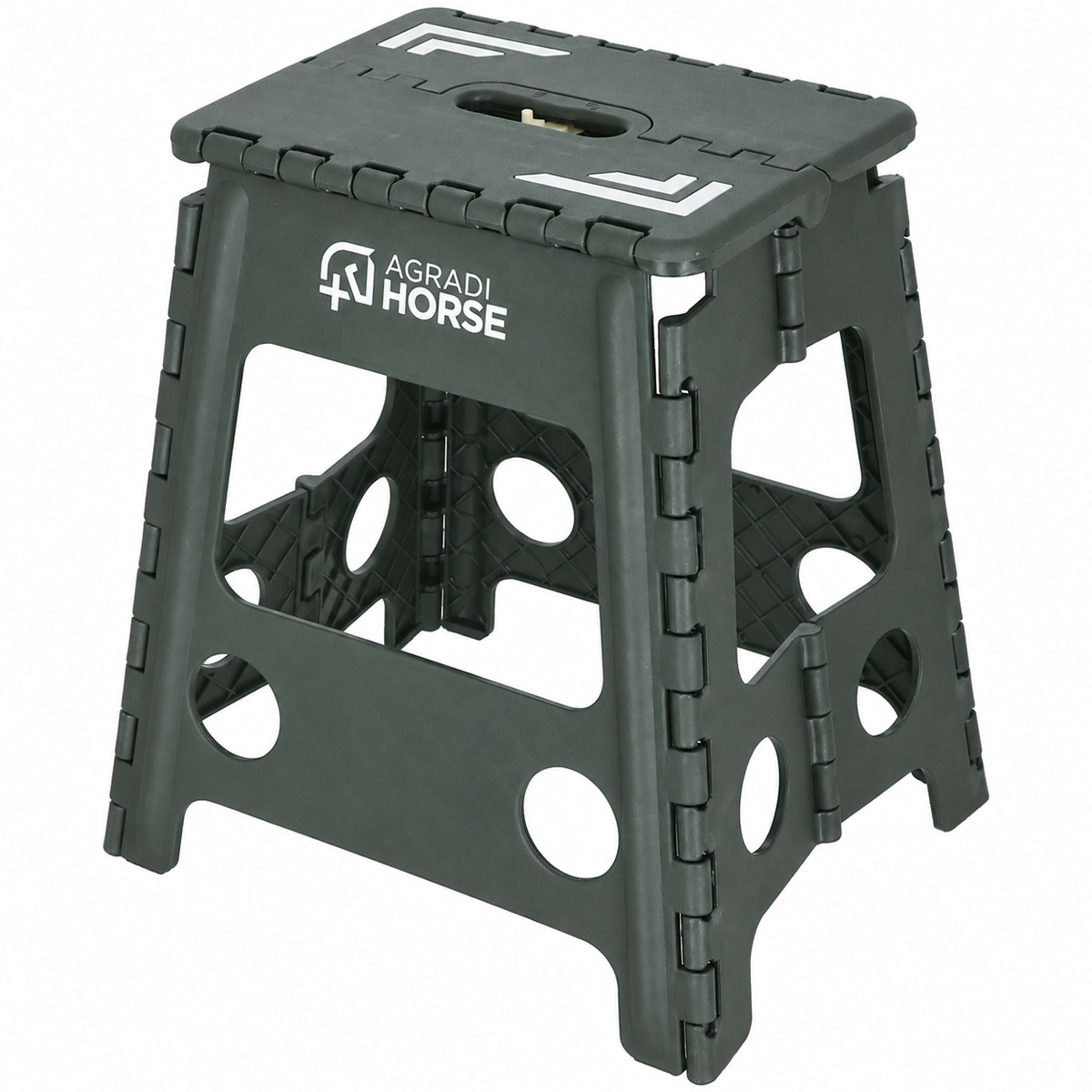 Agradi Horse Aufstiegshilfe Faltbar Hunter Green