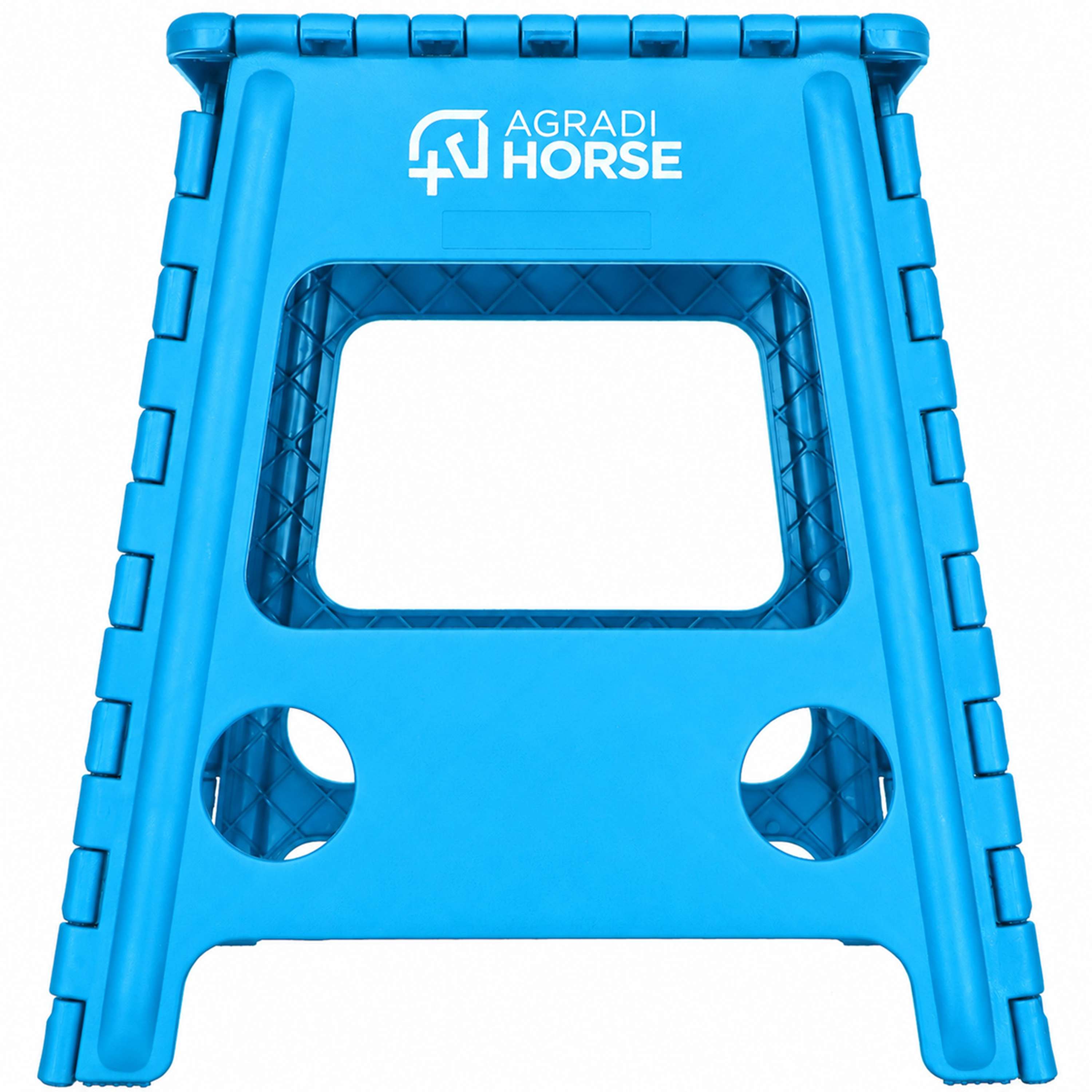 Agradi Horse Aufstiegshilfe Faltbar Blau