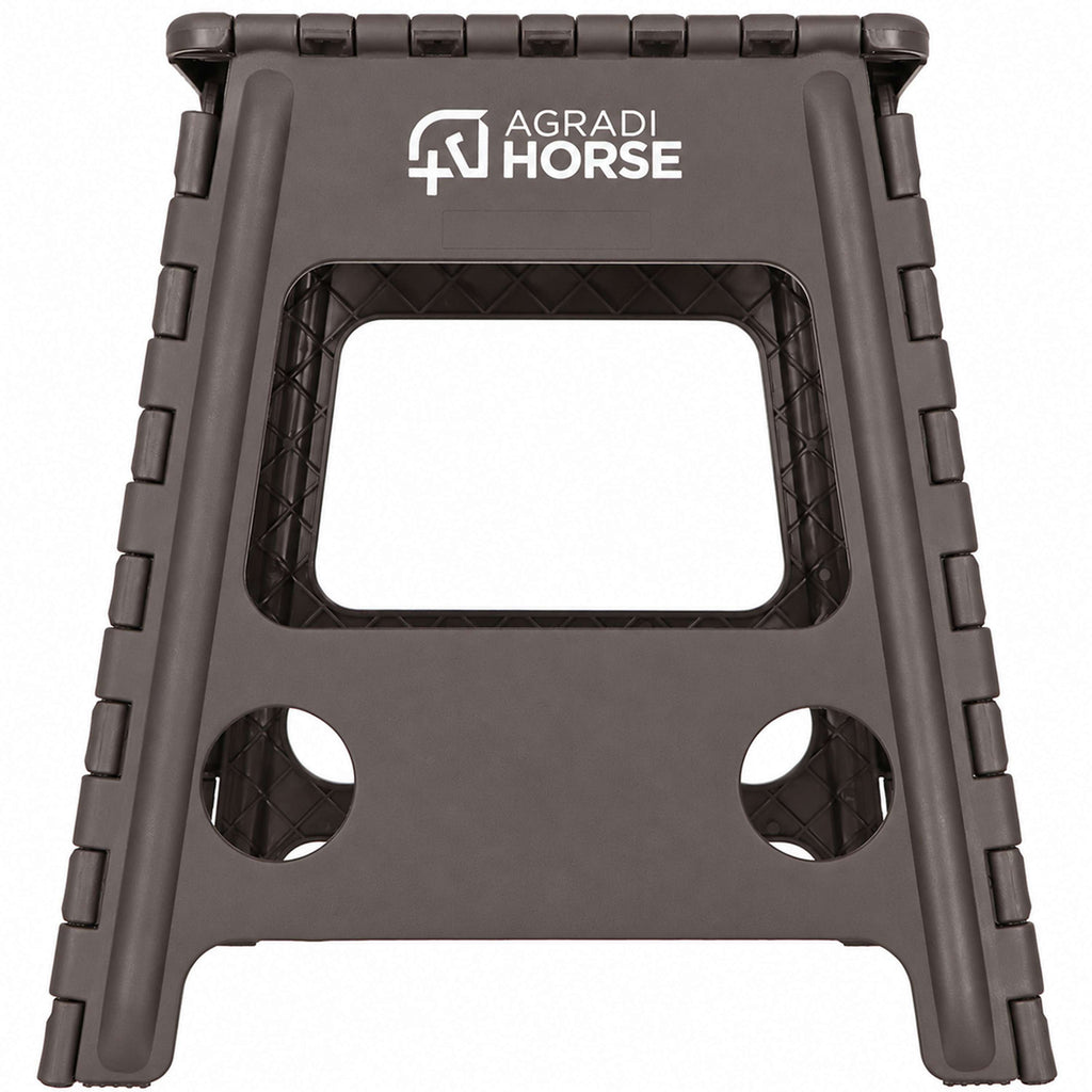 Agradi Horse Aufstiegshilfe Faltbar Braun