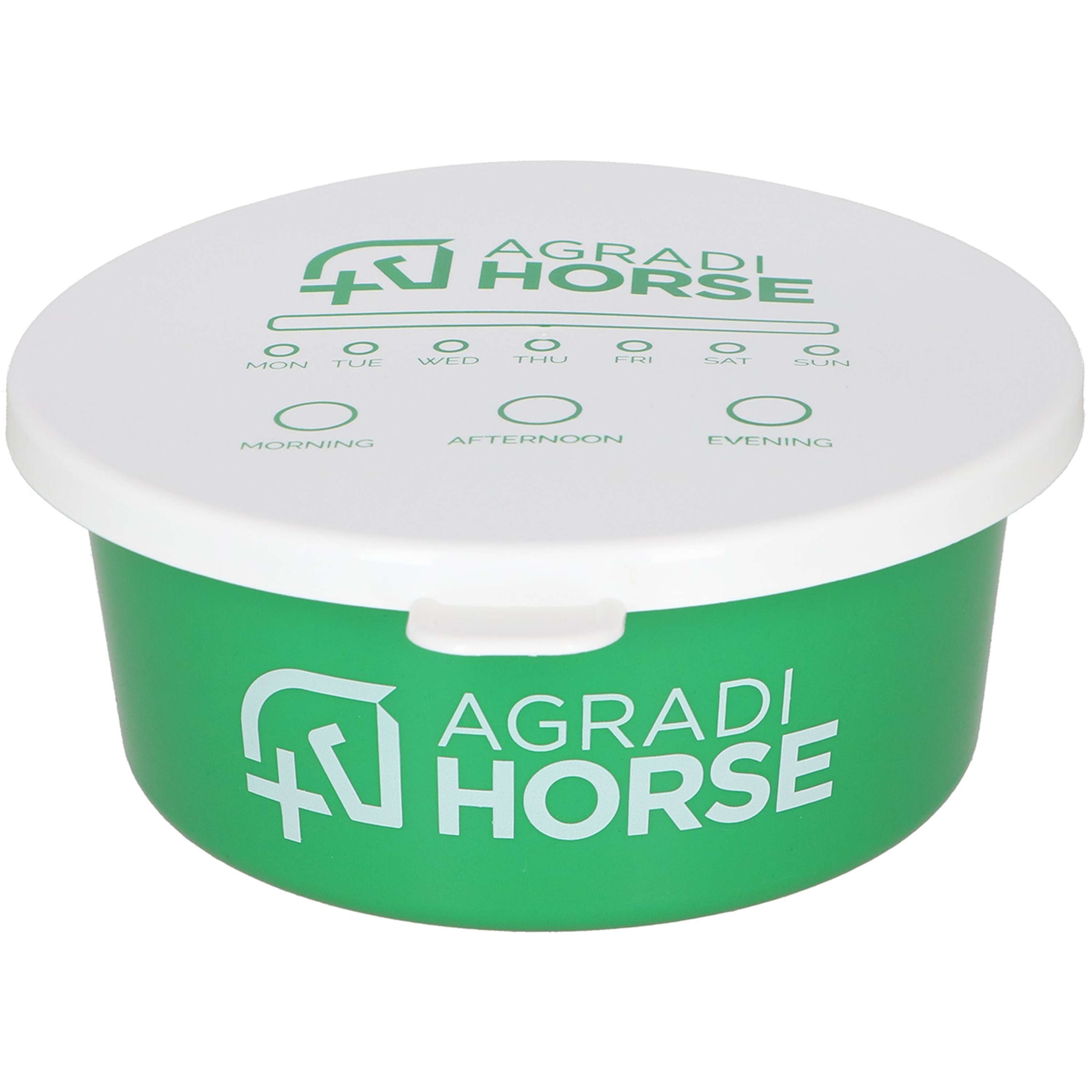 Agradi Horse Futtertrog mit Deckel Grün