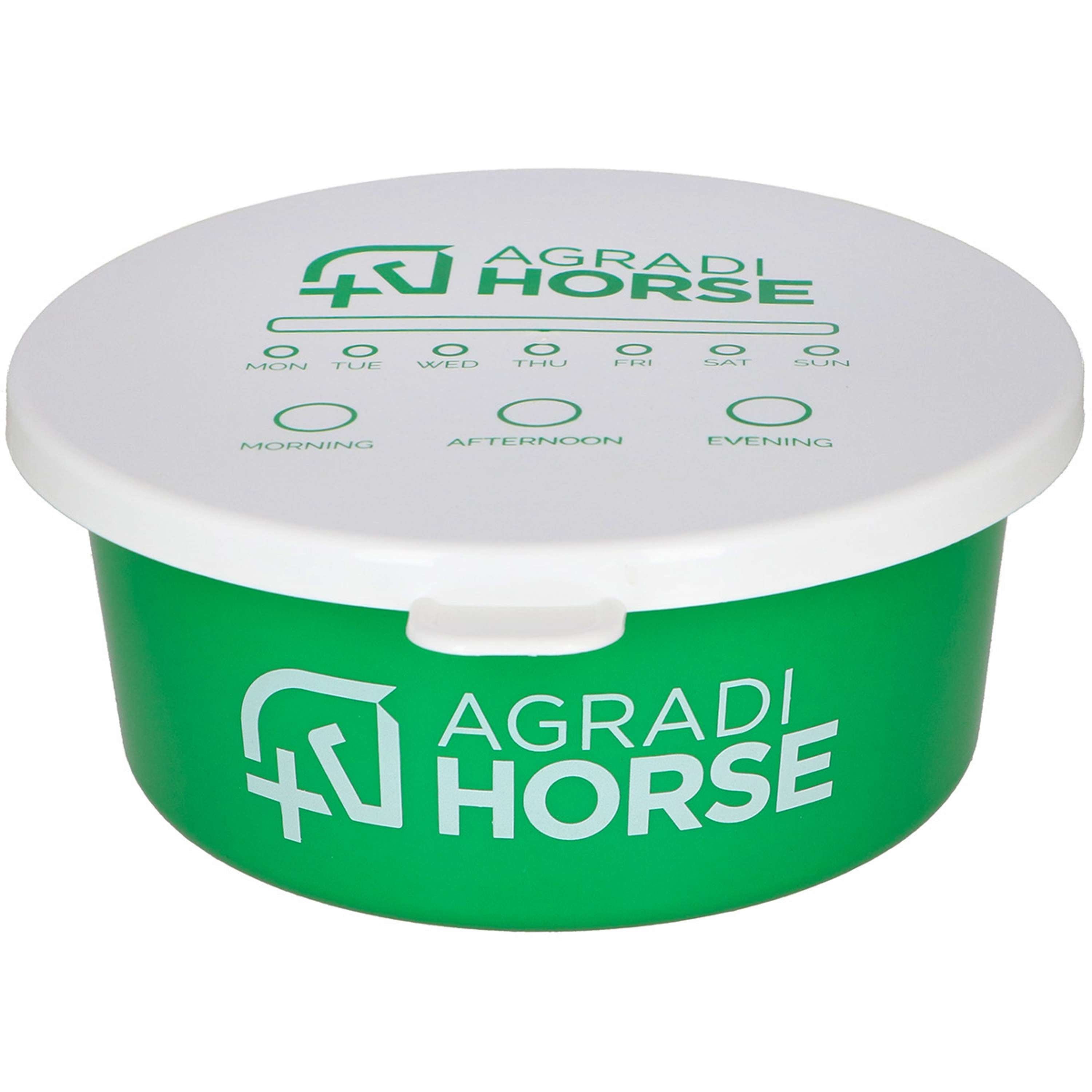 Agradi Horse Müslischale mit Deckel Grün