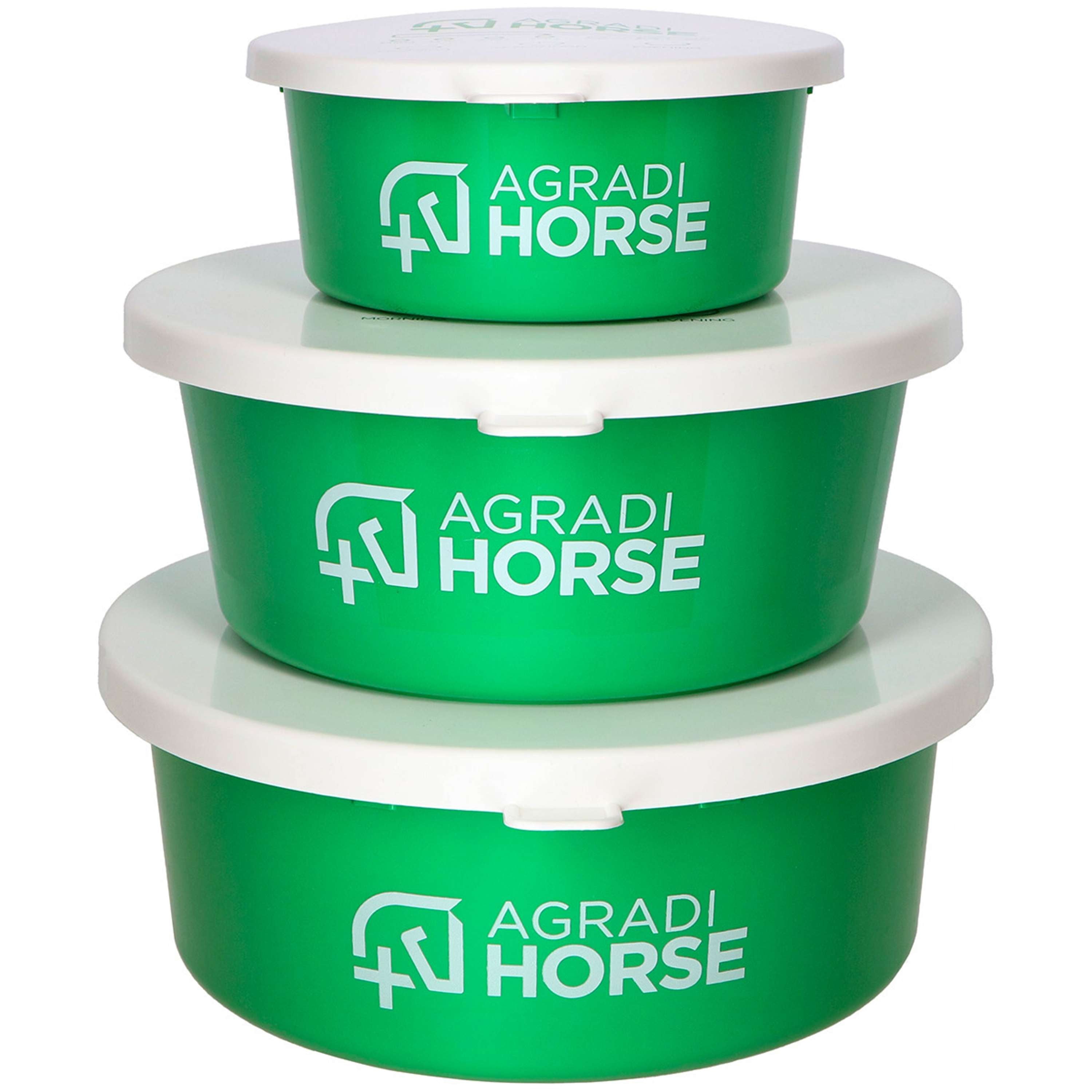 Agradi Horse Müslischale mit Deckel Grün