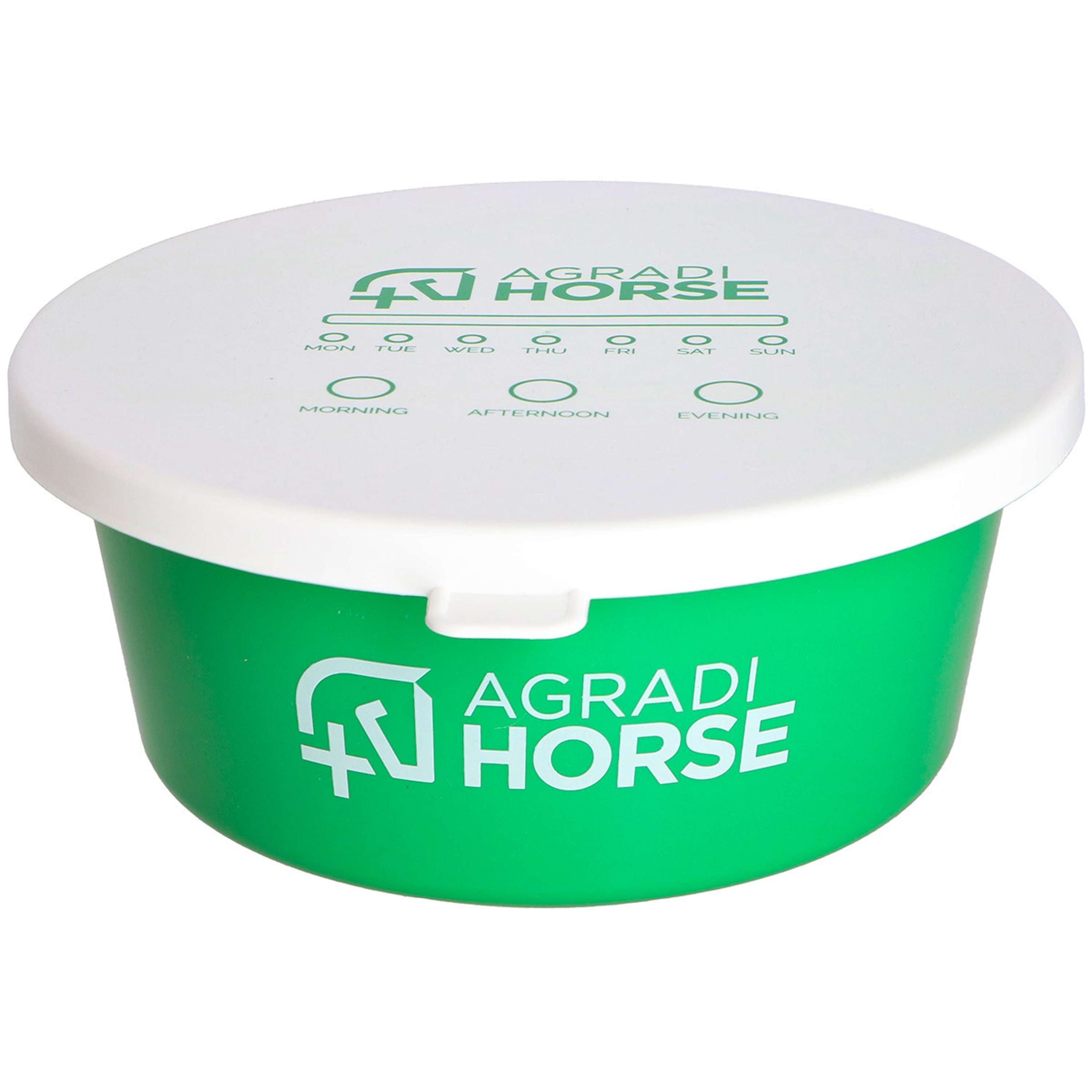 Agradi Horse Müslischale mit Deckel Grün