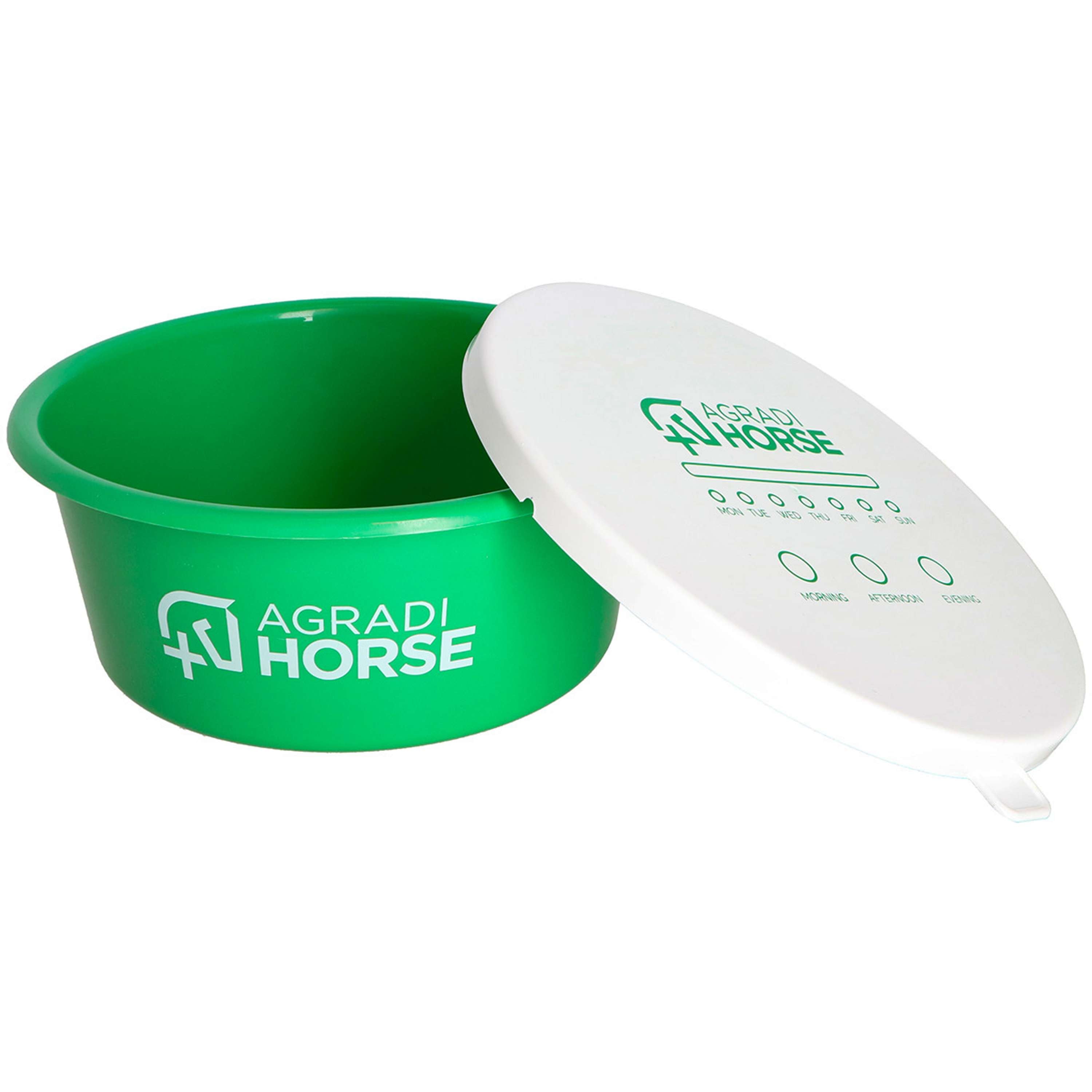 Agradi Horse Müslischale mit Deckel Grün