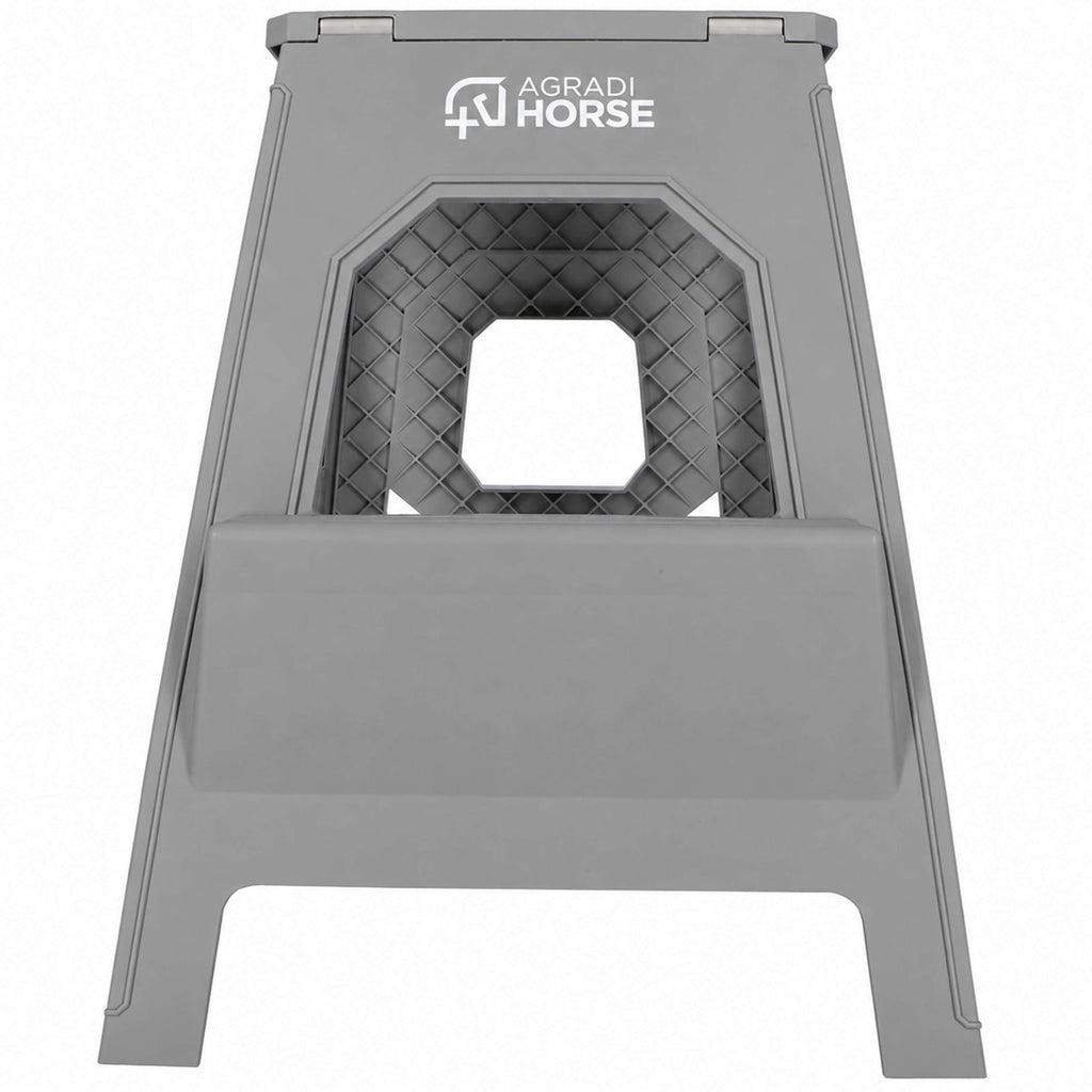 Agradi Horse Aufstiegshilfe Faltbar Grau
