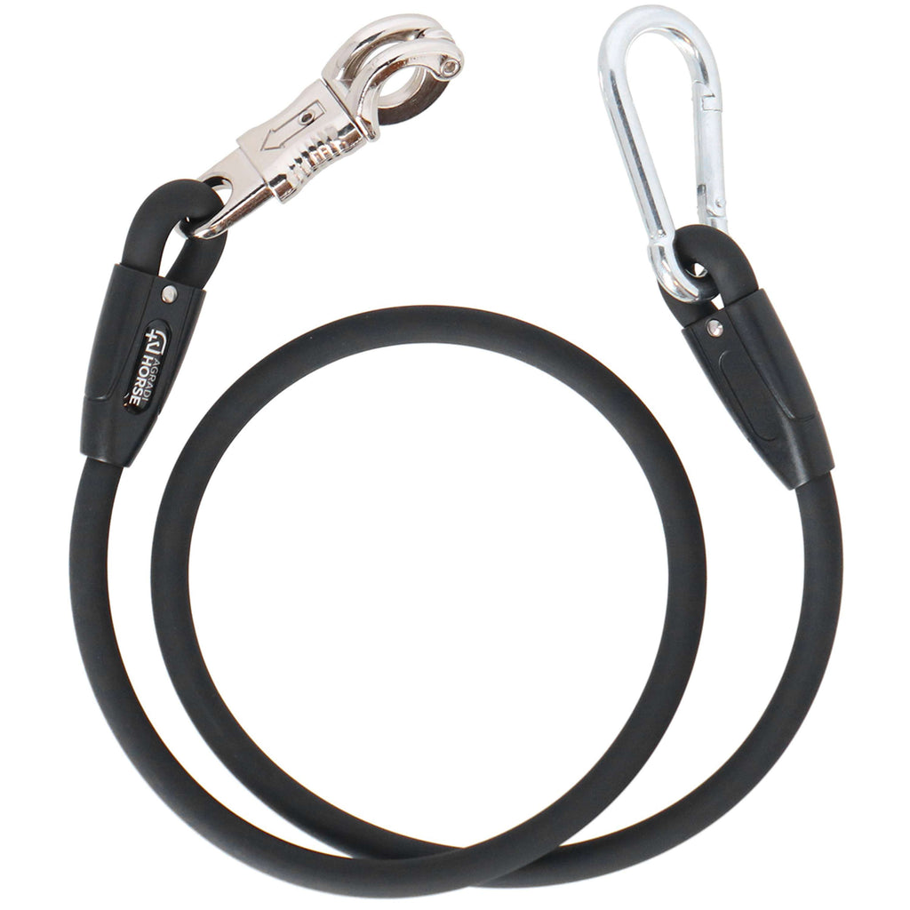 Agradi Horse Anbindestrick Silicone Schwarz