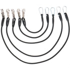 Agradi Horse Anbindestrick Silicone Schwarz