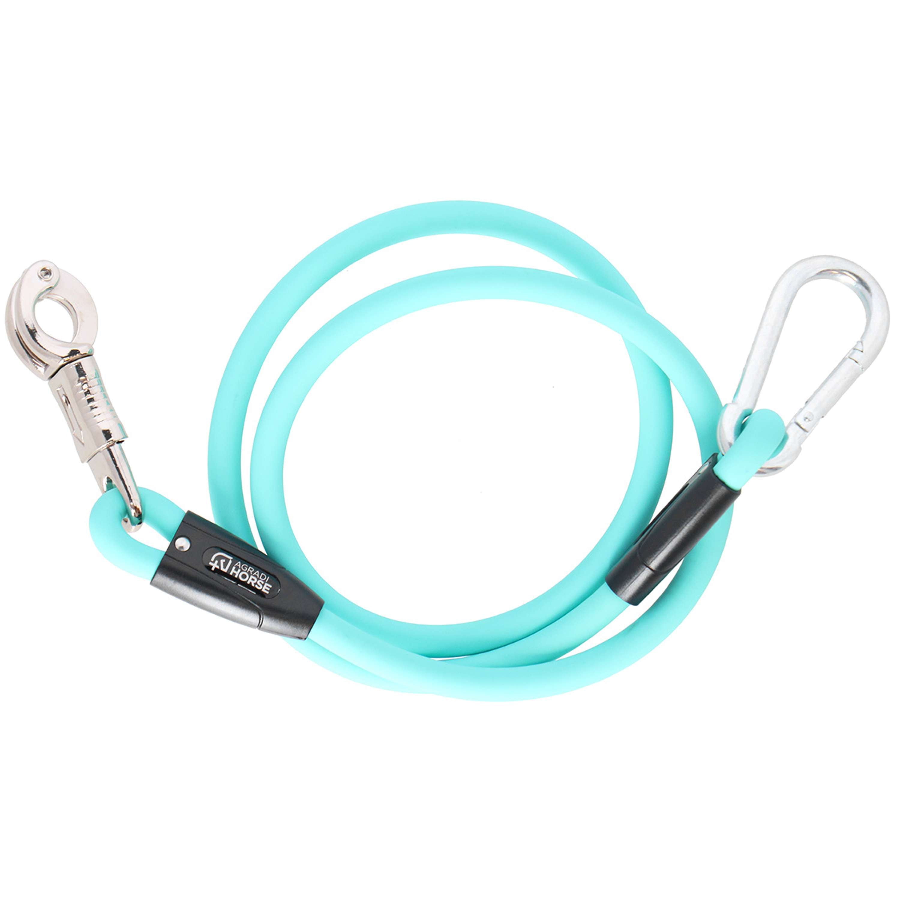 Agradi Horse Anbindestrick Silicone Aqua