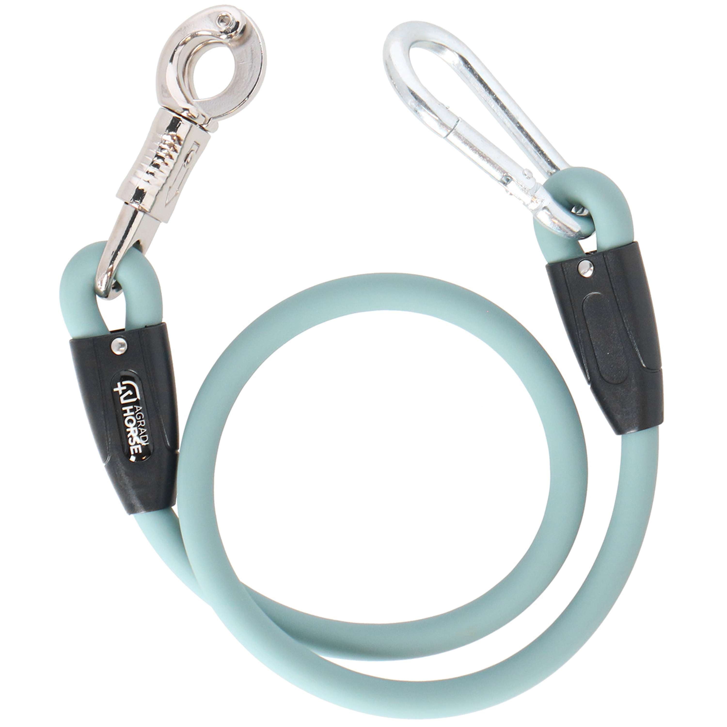 Agradi Horse Anbindestrick Silicone Hellblau