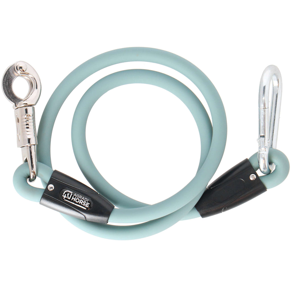 Agradi Horse Anbindestrick Silicone Hellblau