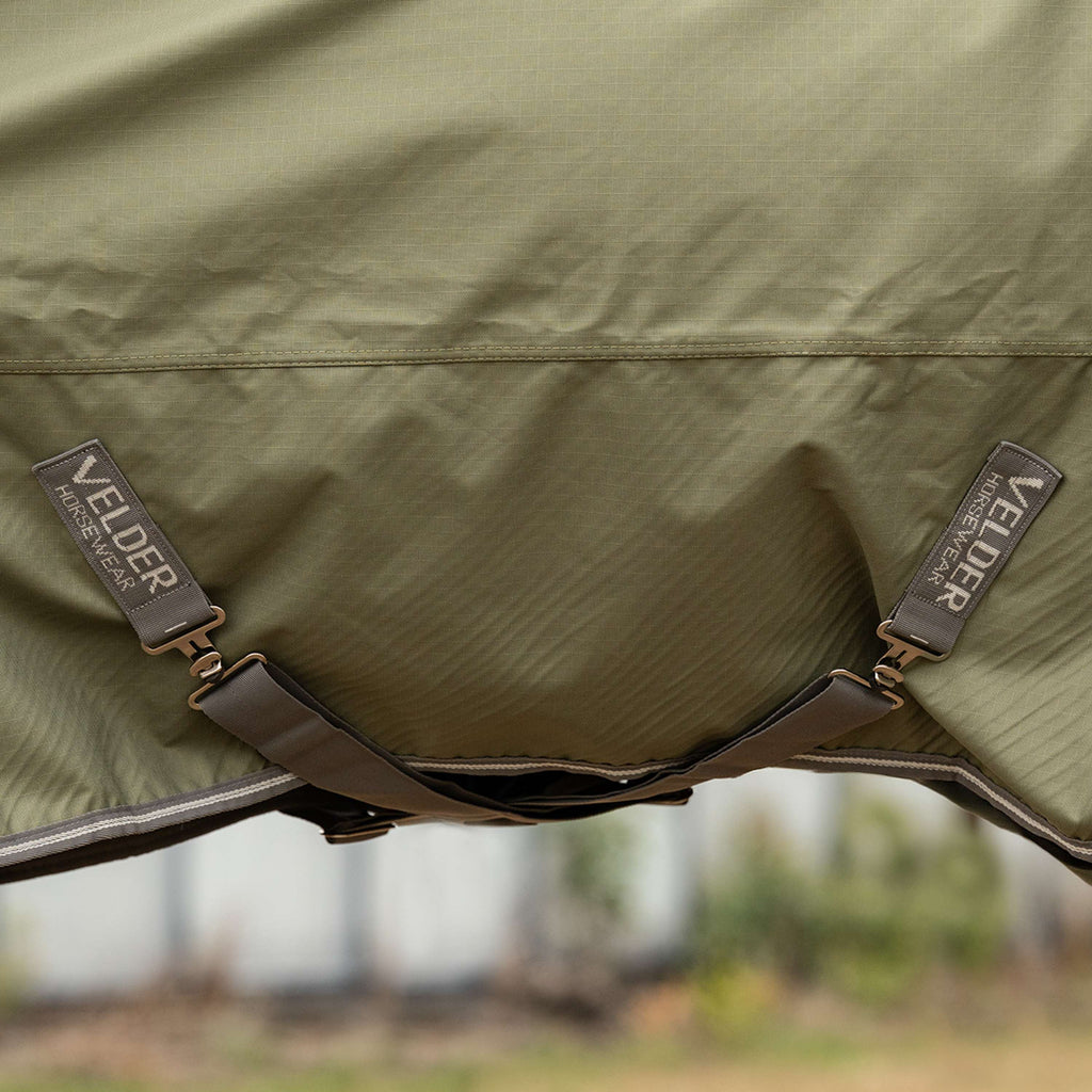 Velder Horsewear Essentials Ripstop Turnout Rug 600D 0g Olive Green