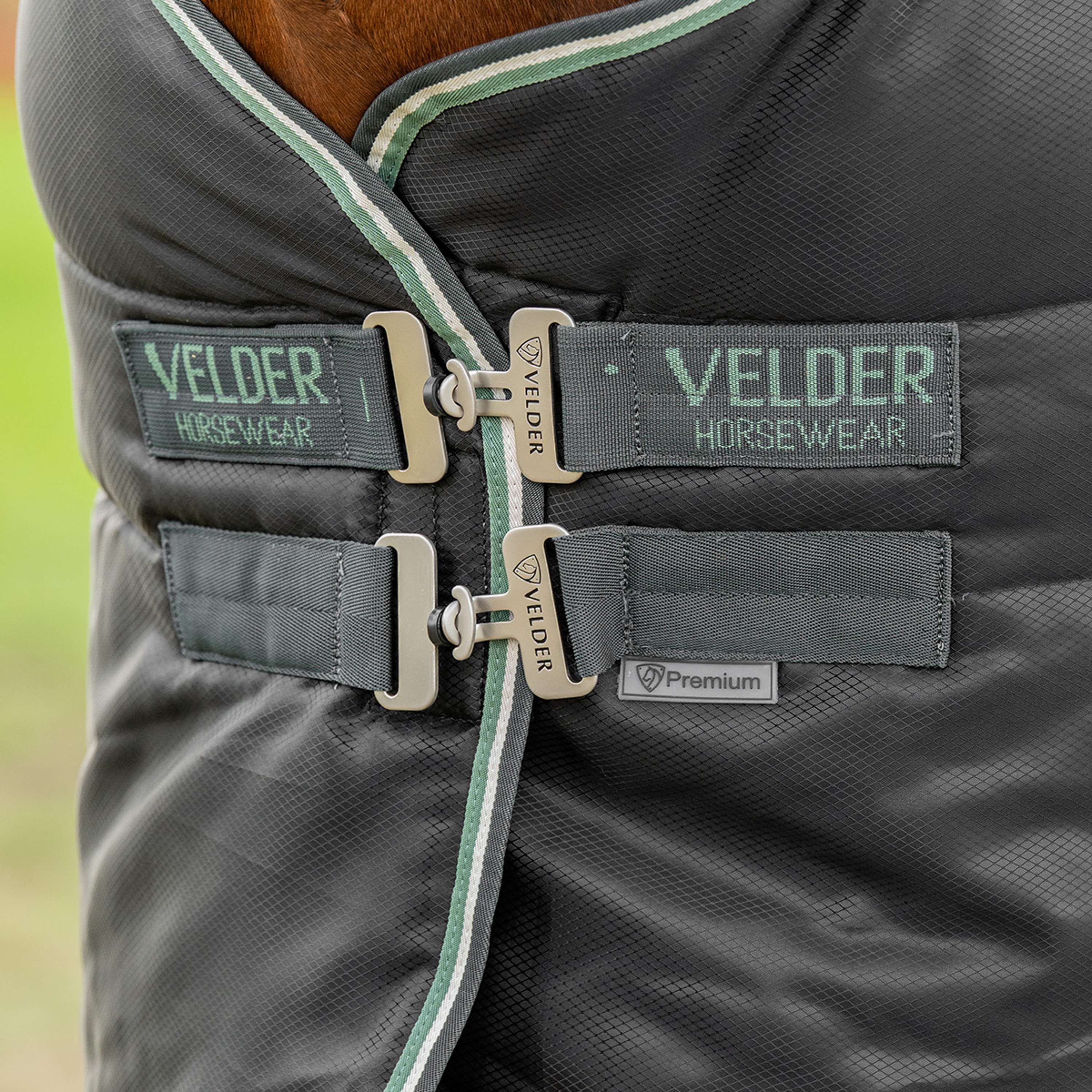 Velder Horsewear Premium Stalldecke 210D Diamond Ripstop 100g Night Forest