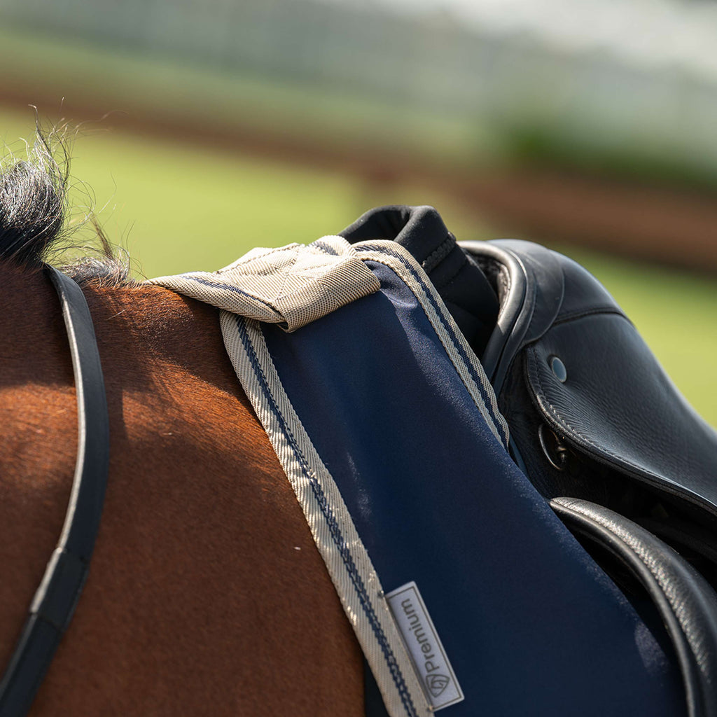 Velder Horsewear Essentials Ausreitdecke Navy/Dune
