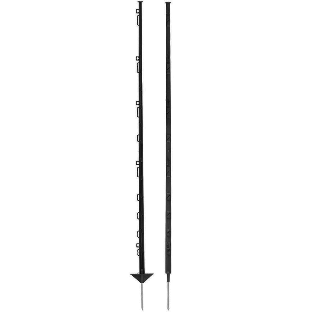 Agradi Power Weidepfahl Classic Doppel 150cm 20 Stück Schwarz