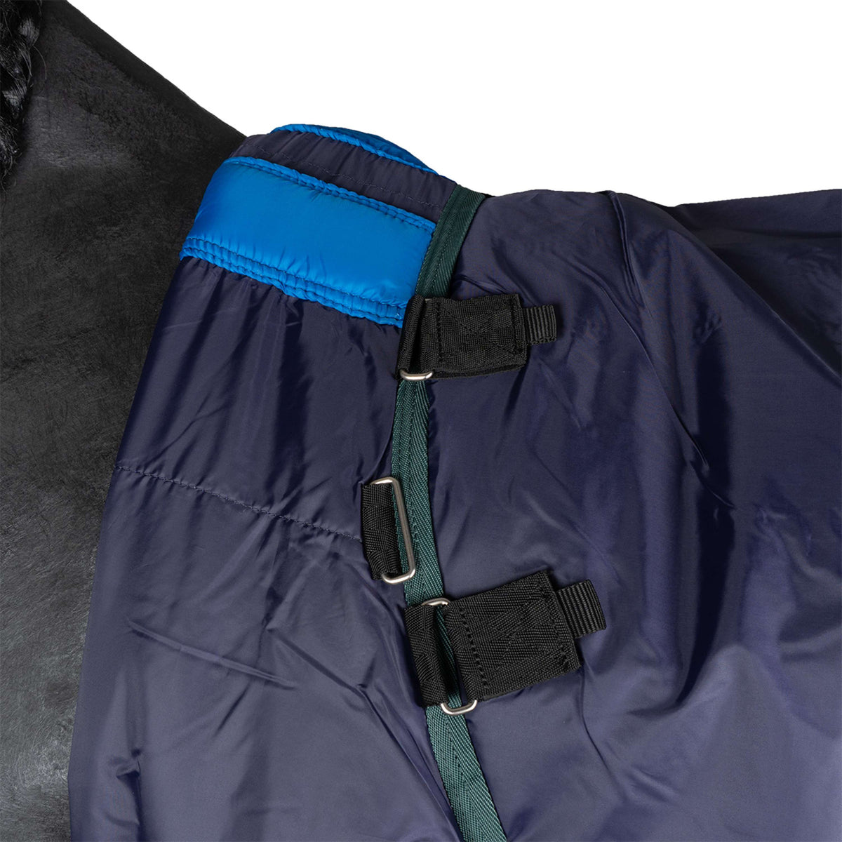 WeatherBeeta ComFiTec Plus Dynamic Turnout Detach-A-Neck 220g Navy/Forest Green