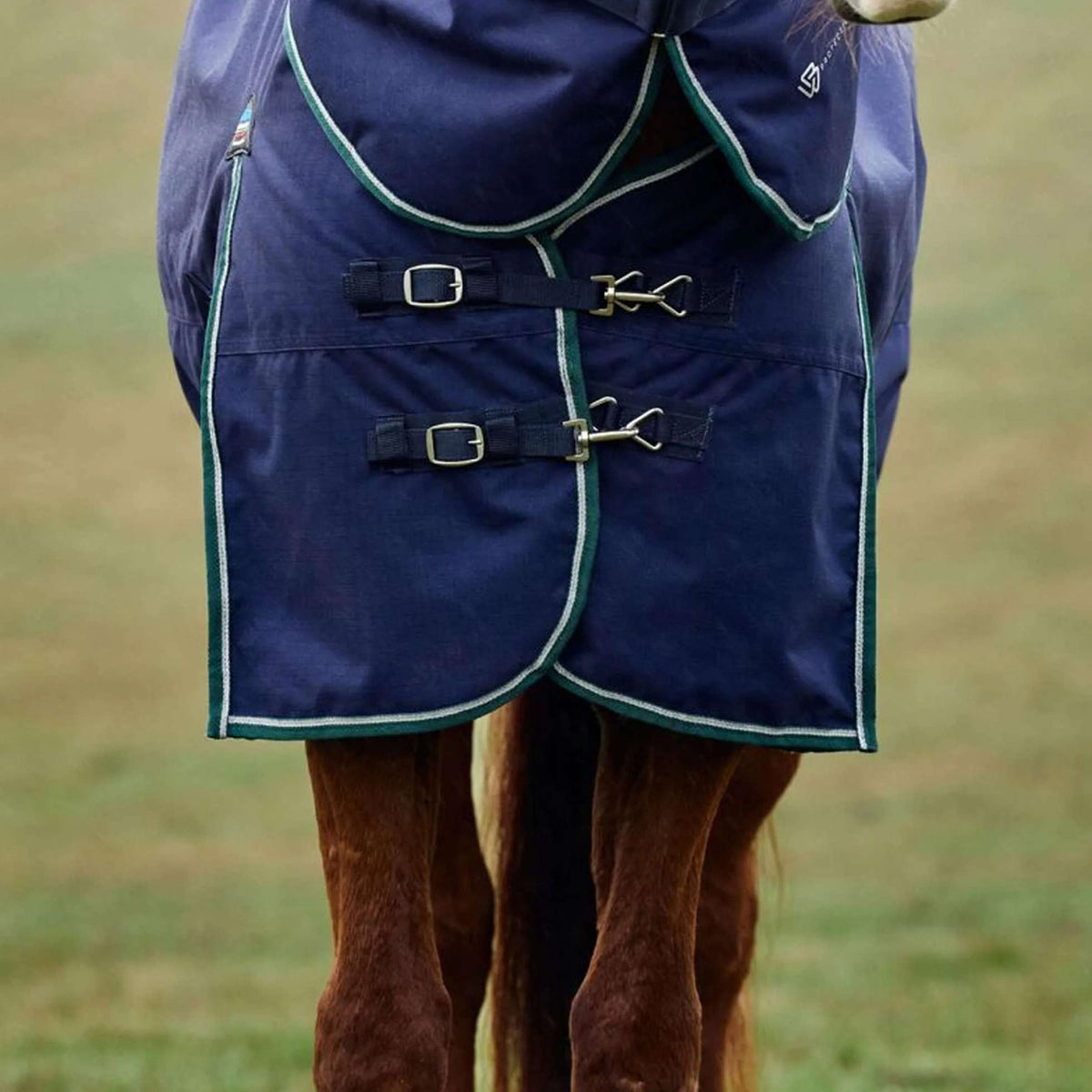 WeatherBeeta ComFiTec Plus Dynamic Turnout Detach-A-Neck 220g Navy/Forest Green