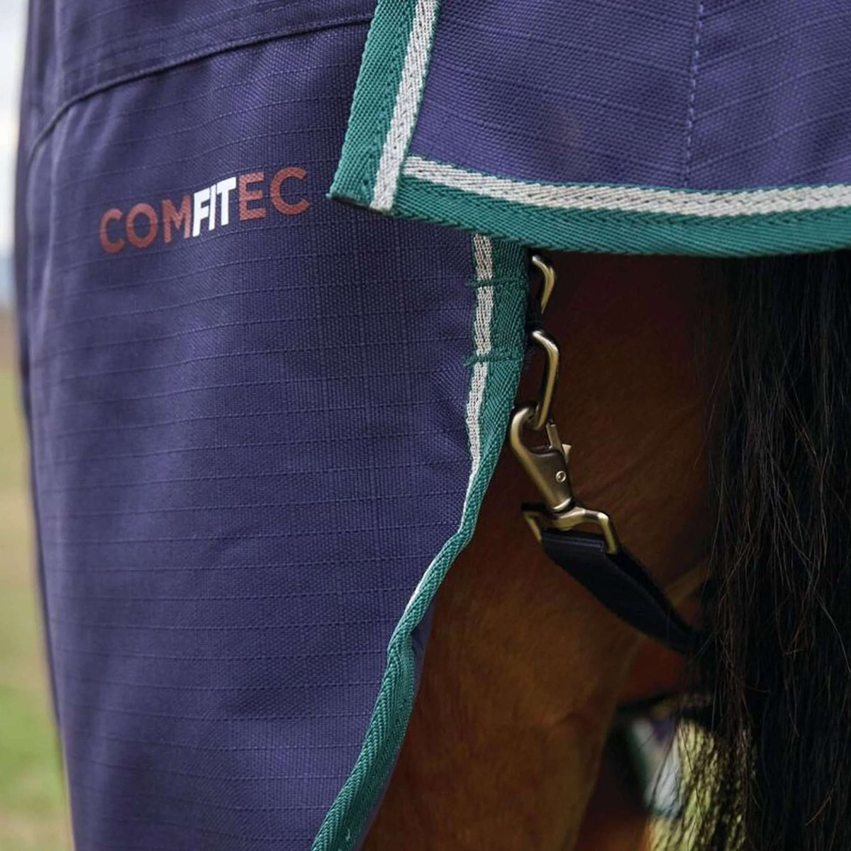 WeatherBeeta ComFiTec Plus Dynamic Turnout High Neck 220g Navy/Forest Green