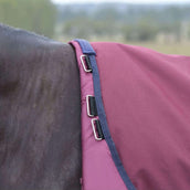WeatherBeeta ComFiTec Essential Turnout Detach-A-Neck 50g Burgund/Navy