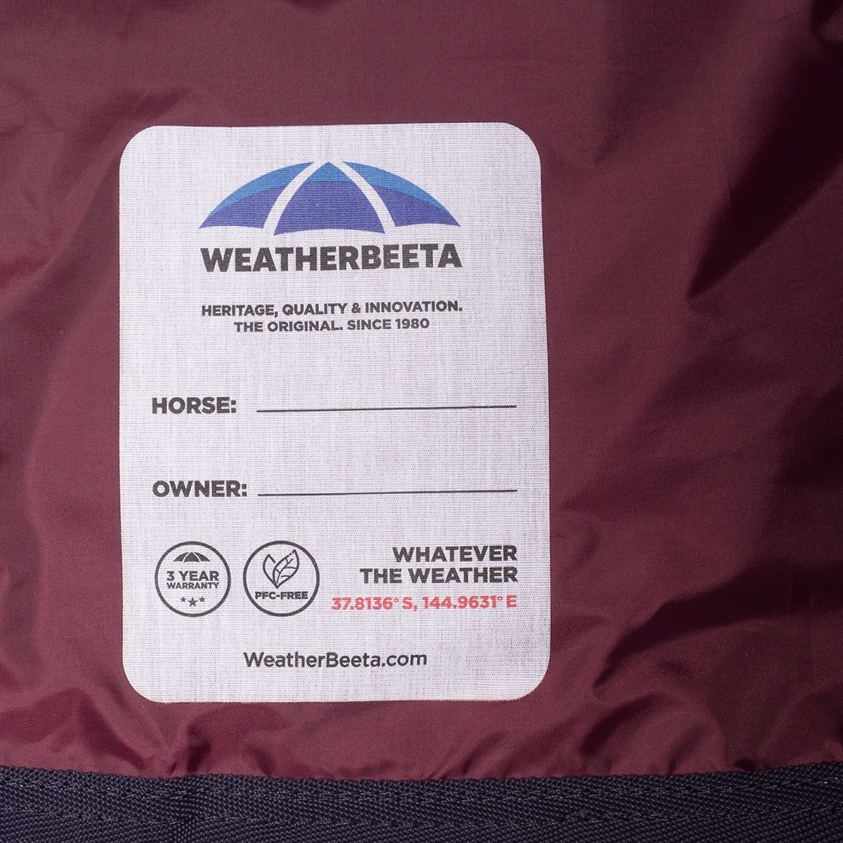 WeatherBeeta ComFiTec Essential Turnout Combo 50g Burgund/Navy