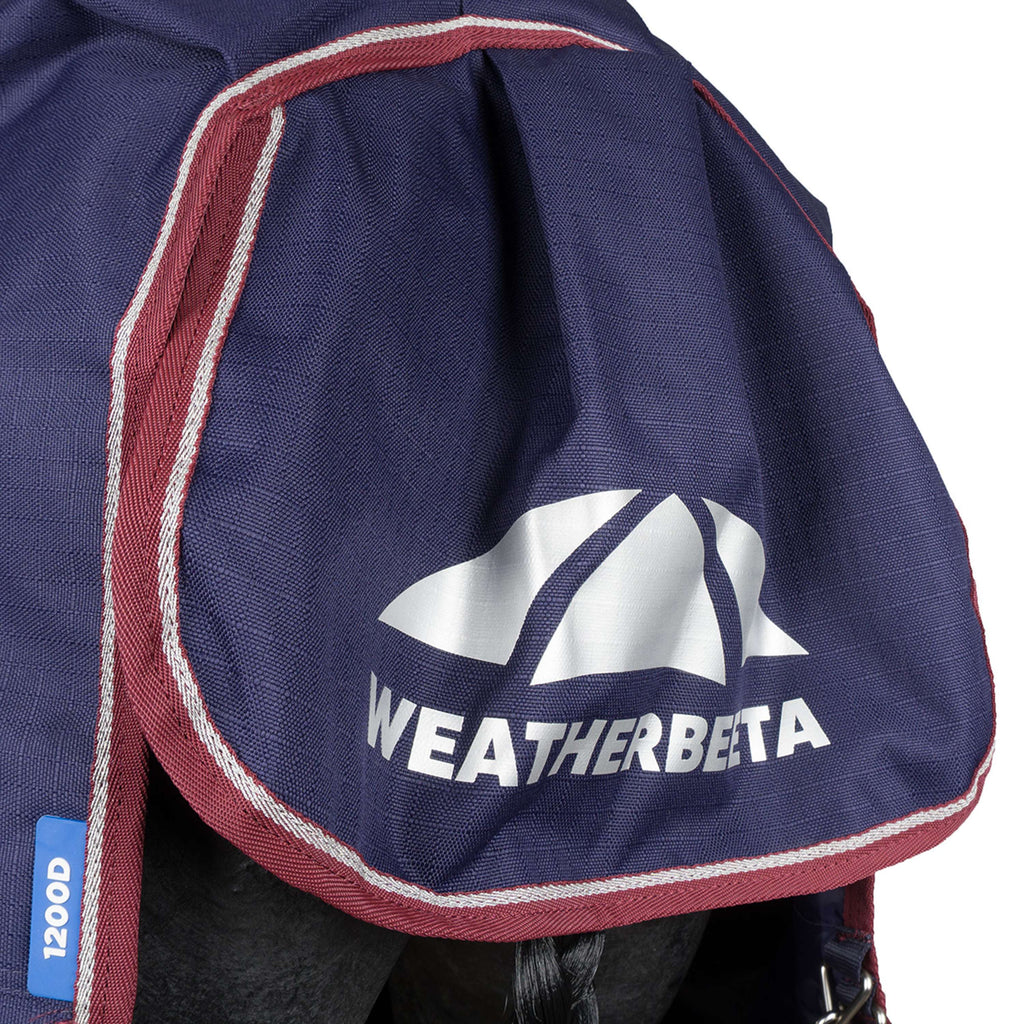 WeatherBeeta ComFiTec Essential Turnout Combo 220g Navy/Burgundy