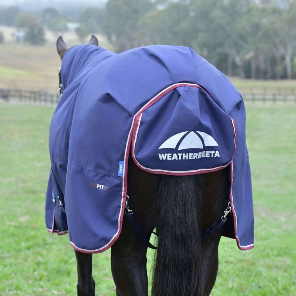 WeatherBeeta ComFiTec Essential Turnout Combo 220g Navy/Burgundy