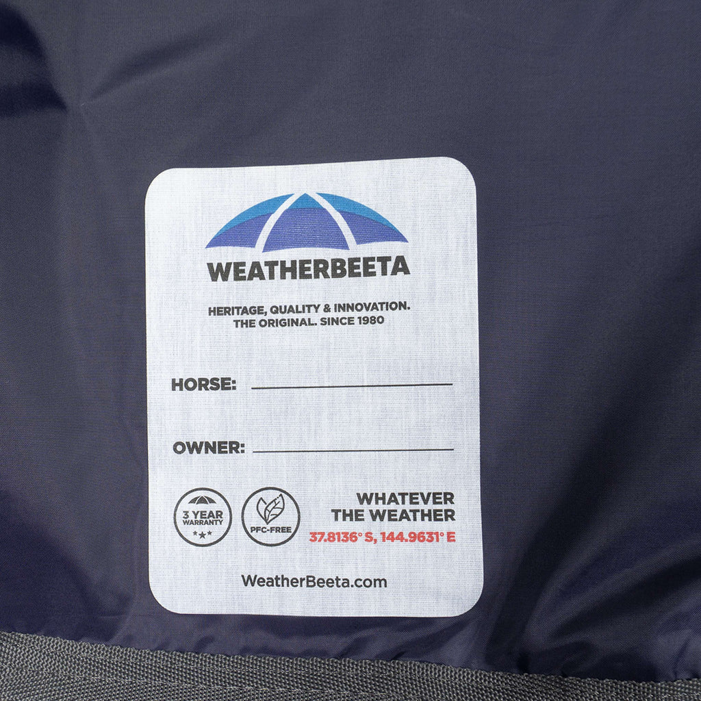 WeatherBeeta ComFiTec Tyro Turnout Standard Neck 50g Navy/Kohle