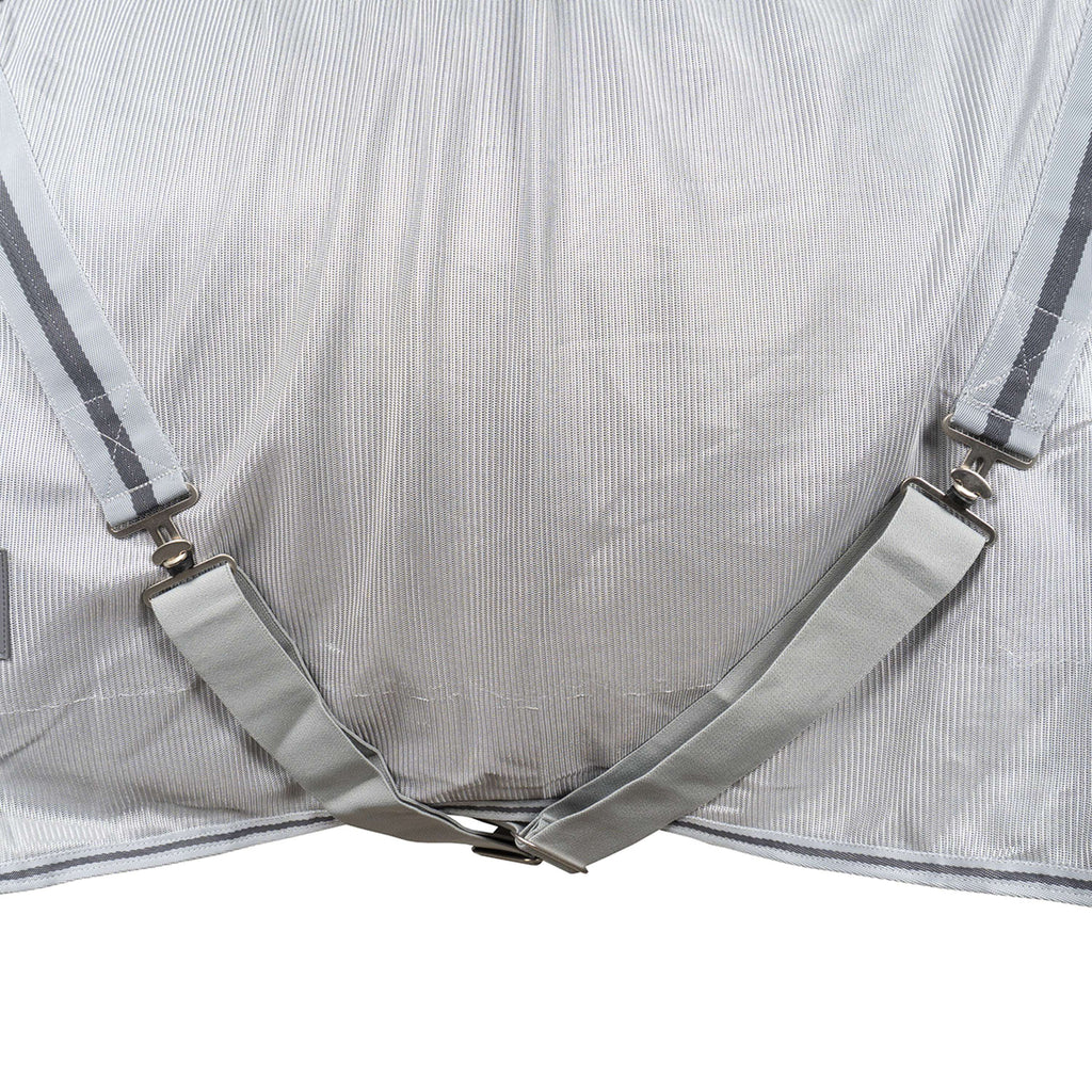 Waldhausen Fliegendecke Protect mit Losem Hals Silbergrau/Grau