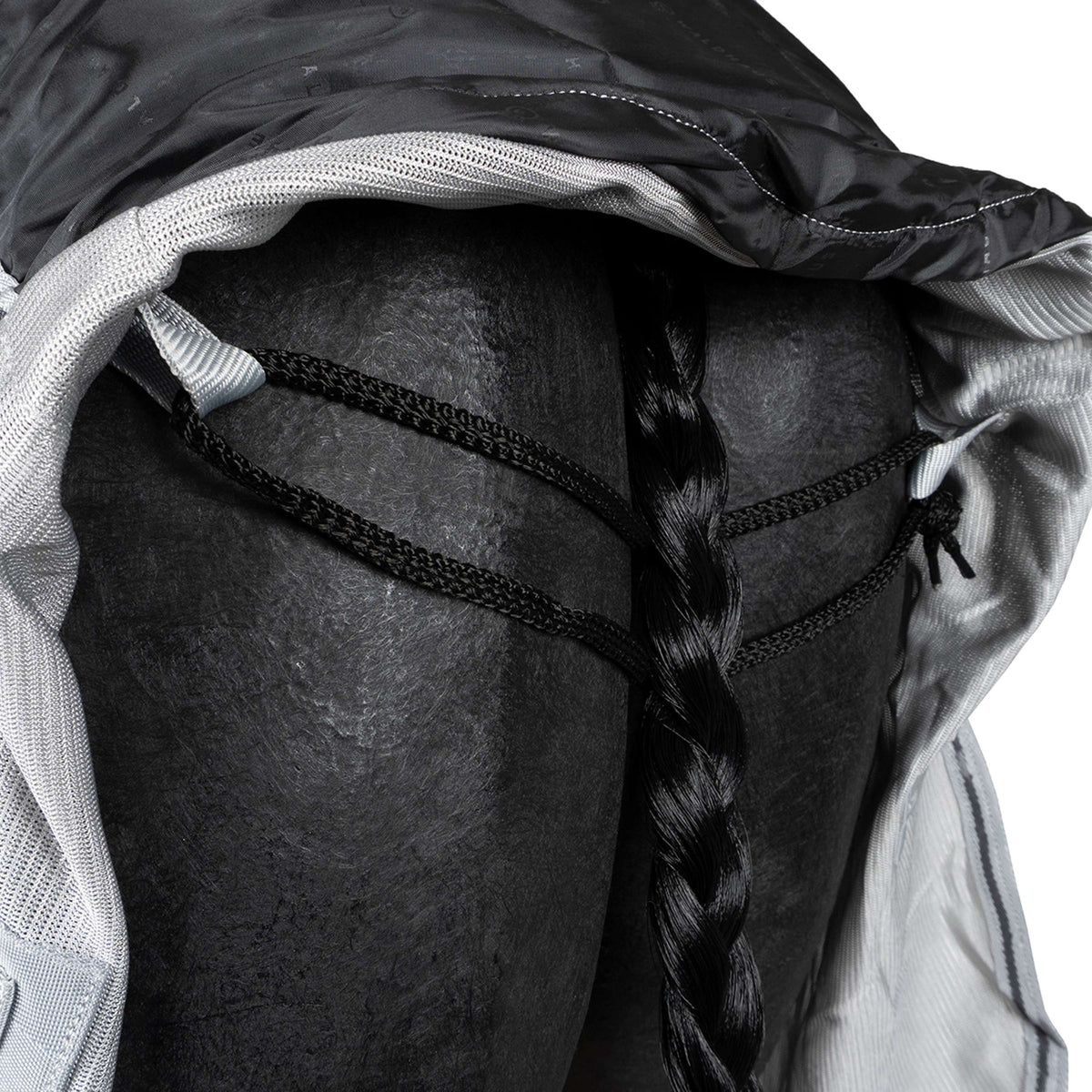 Waldhausen Fliegendecke Protect mit Losem Hals Silbergrau/Grau