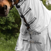 Waldhausen Fliegendecke Protect mit Losem Hals Silbergrau/Grau