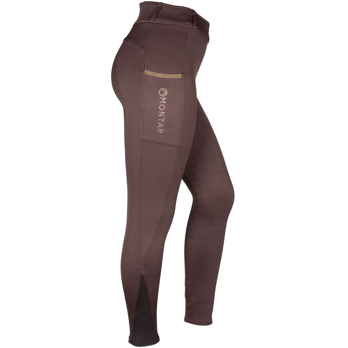 Montar Reitleggings MoGlenda Full Grip Braun