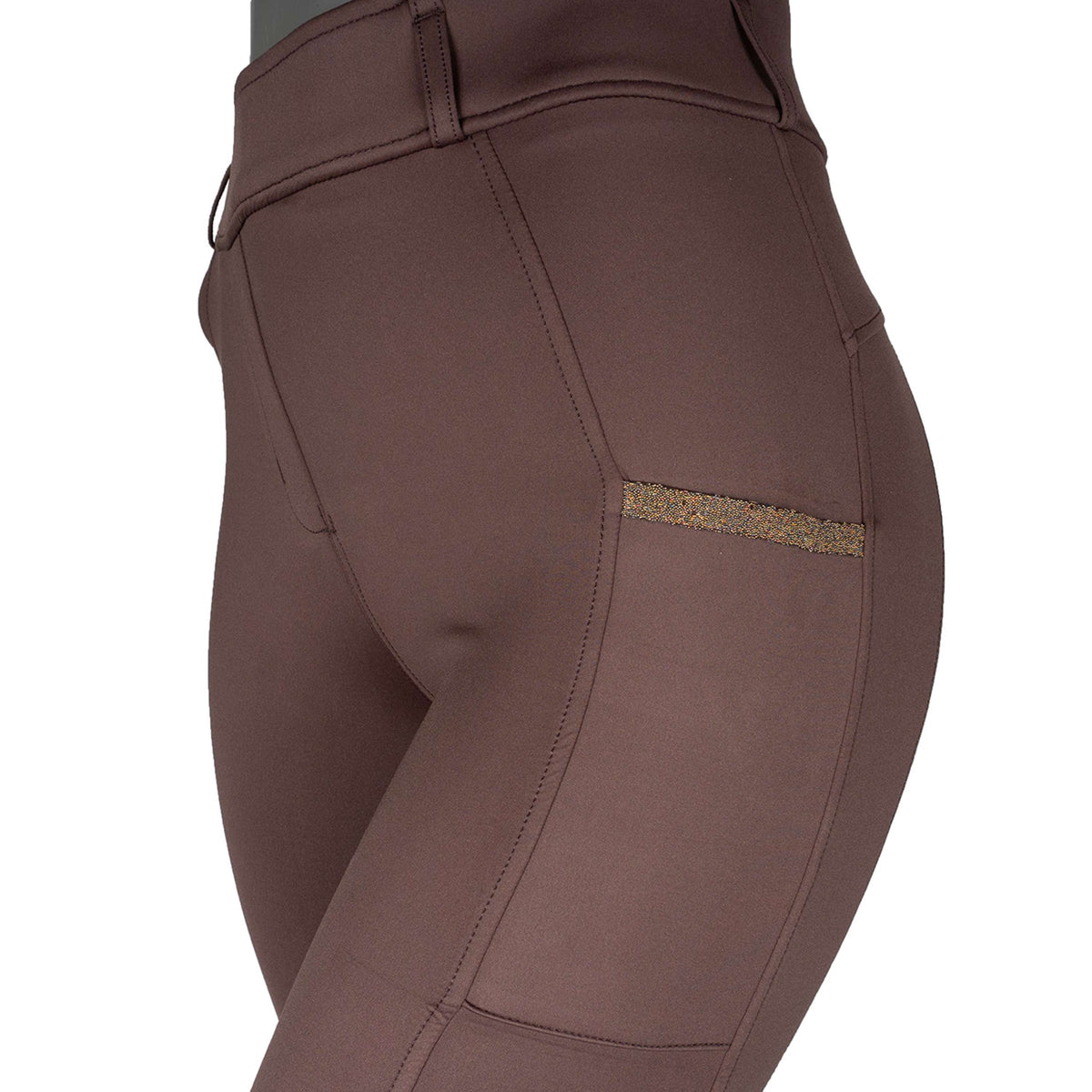 Montar Reitleggings MoGlenda Full Grip Braun