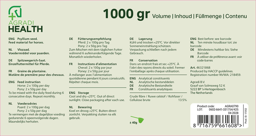 Agradi Health Flohsamen
