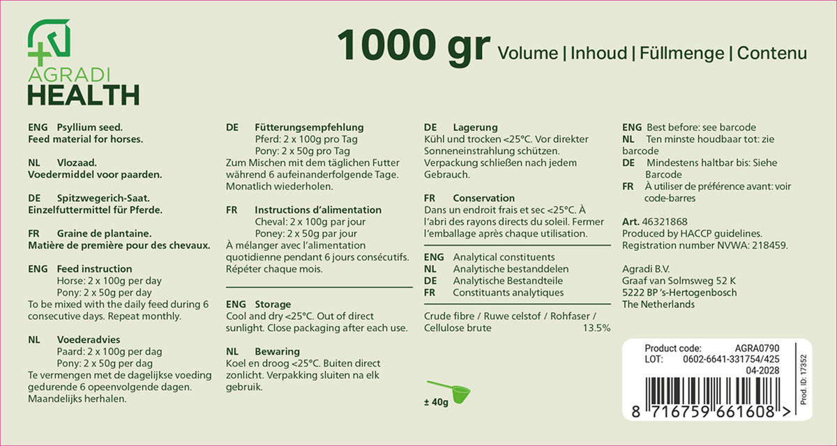 Agradi Health Flohsamen