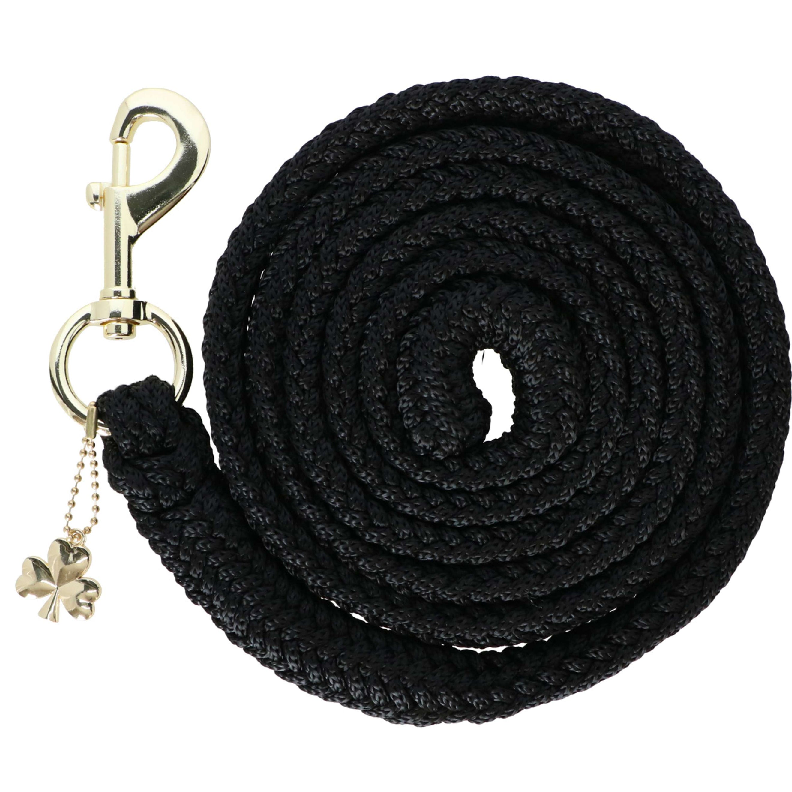 Bucas Führstrick Comfort mit Karabinerhaken Schwarz/Schwarz