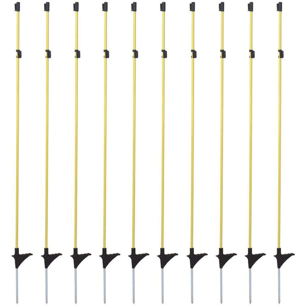 Agradi Power Weidepfahl Fiberglas Metall Pin Gelb