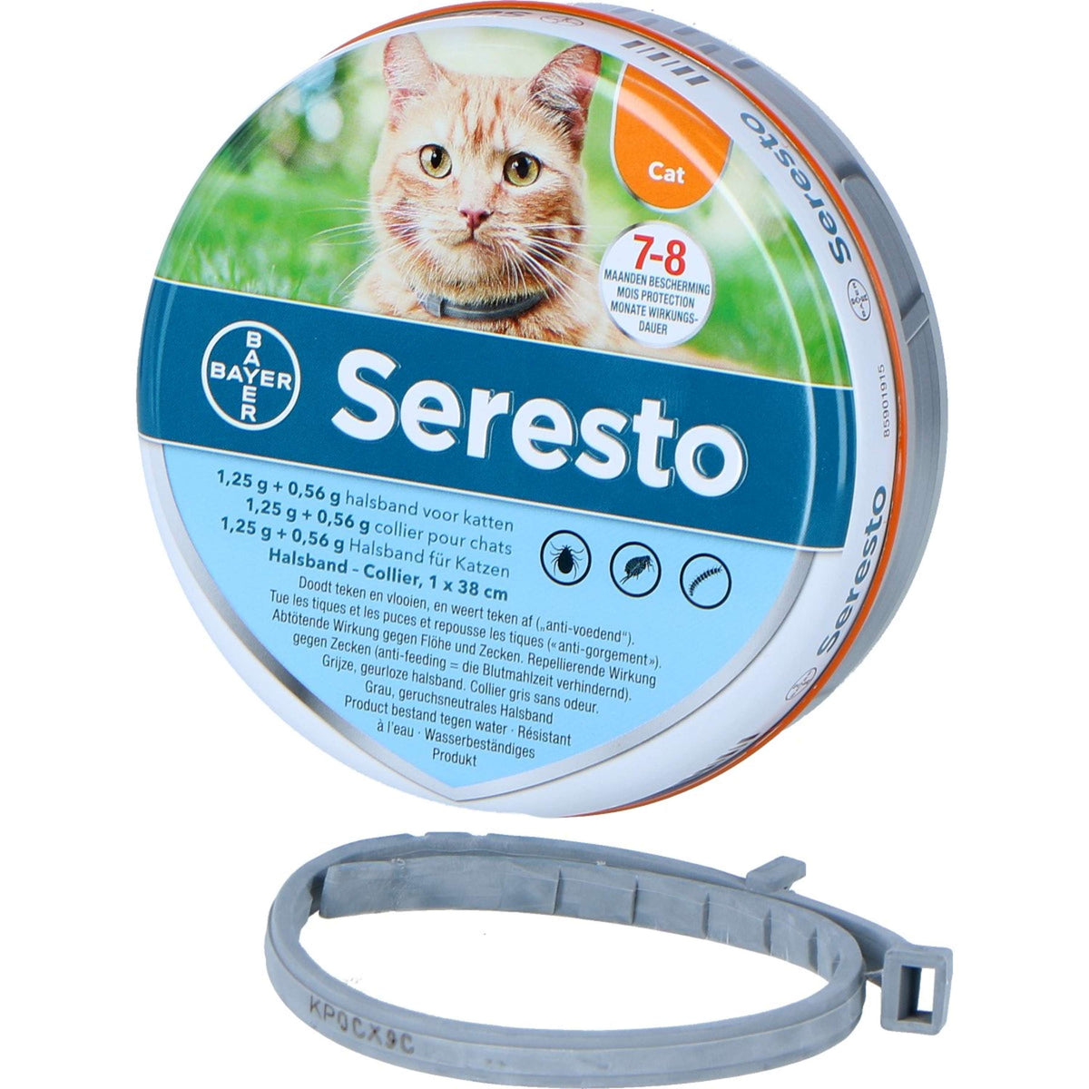 Seresto Zecken & Flohhalsband Katze bis 8kg